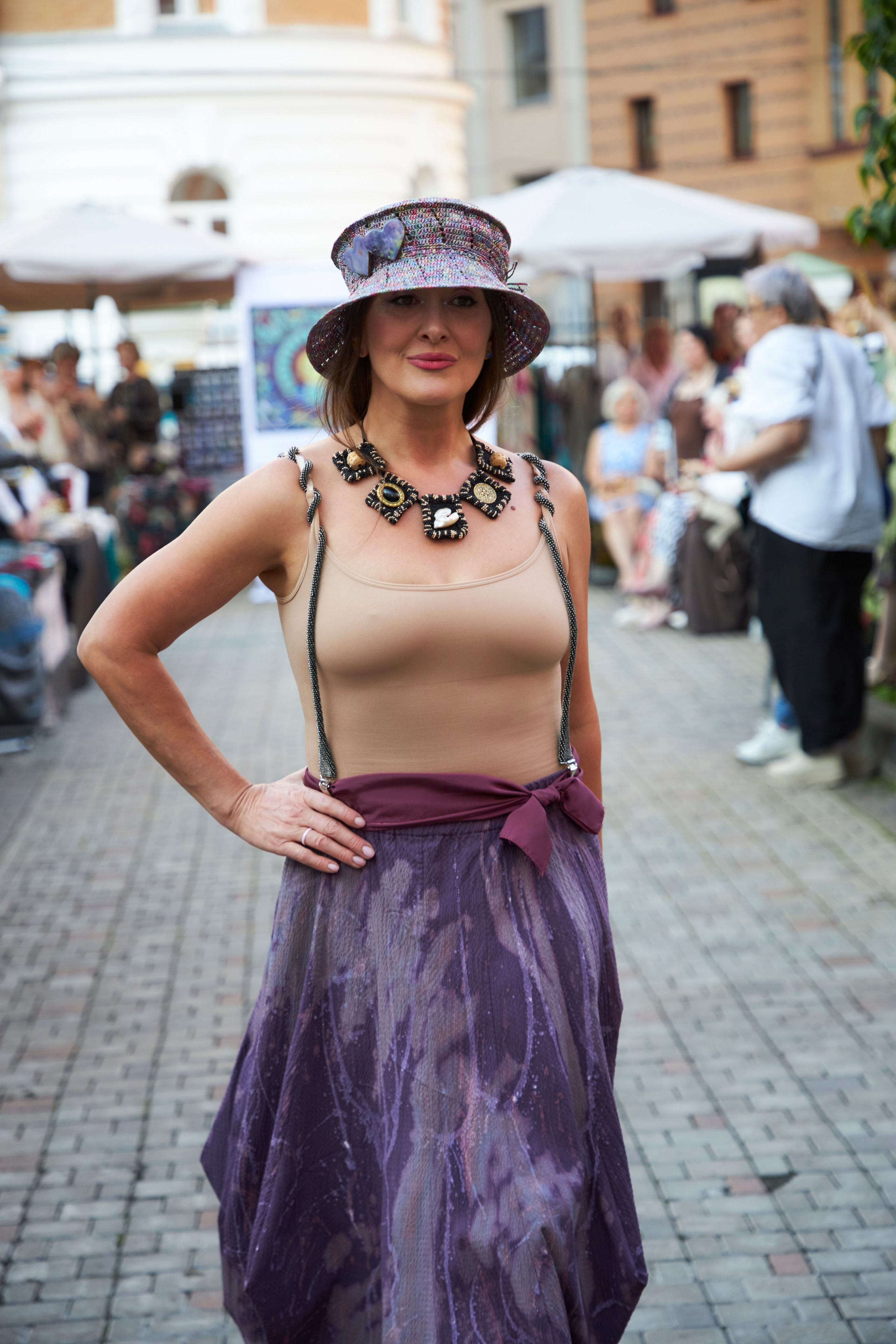 Репортажная съёмка с показа мод сообщества «Мода без пафоса» в Москве. Анна Потявина. Фотограф Москва