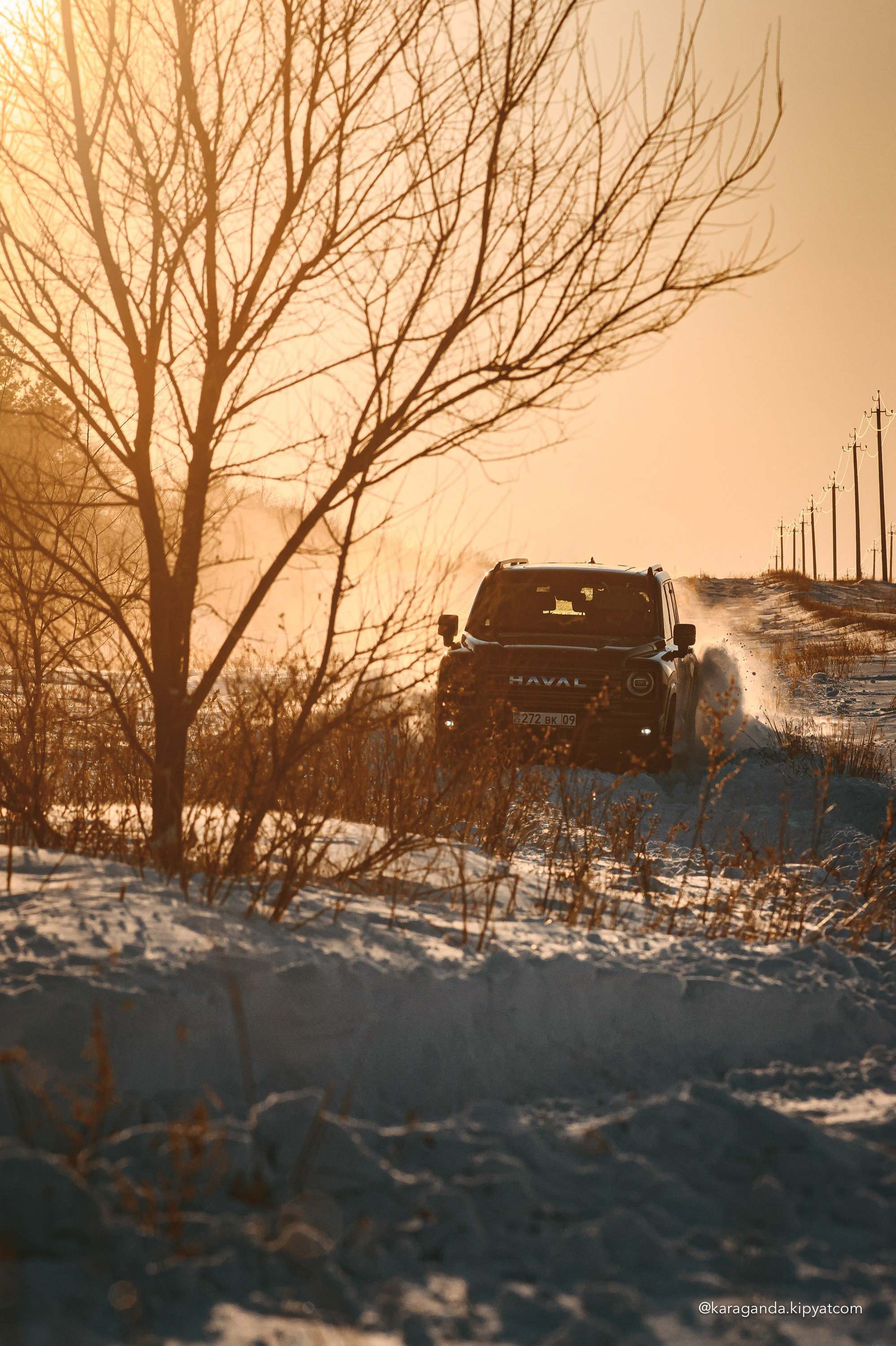 Зимний заезд на HAVAL H9. Кипятком Караганда