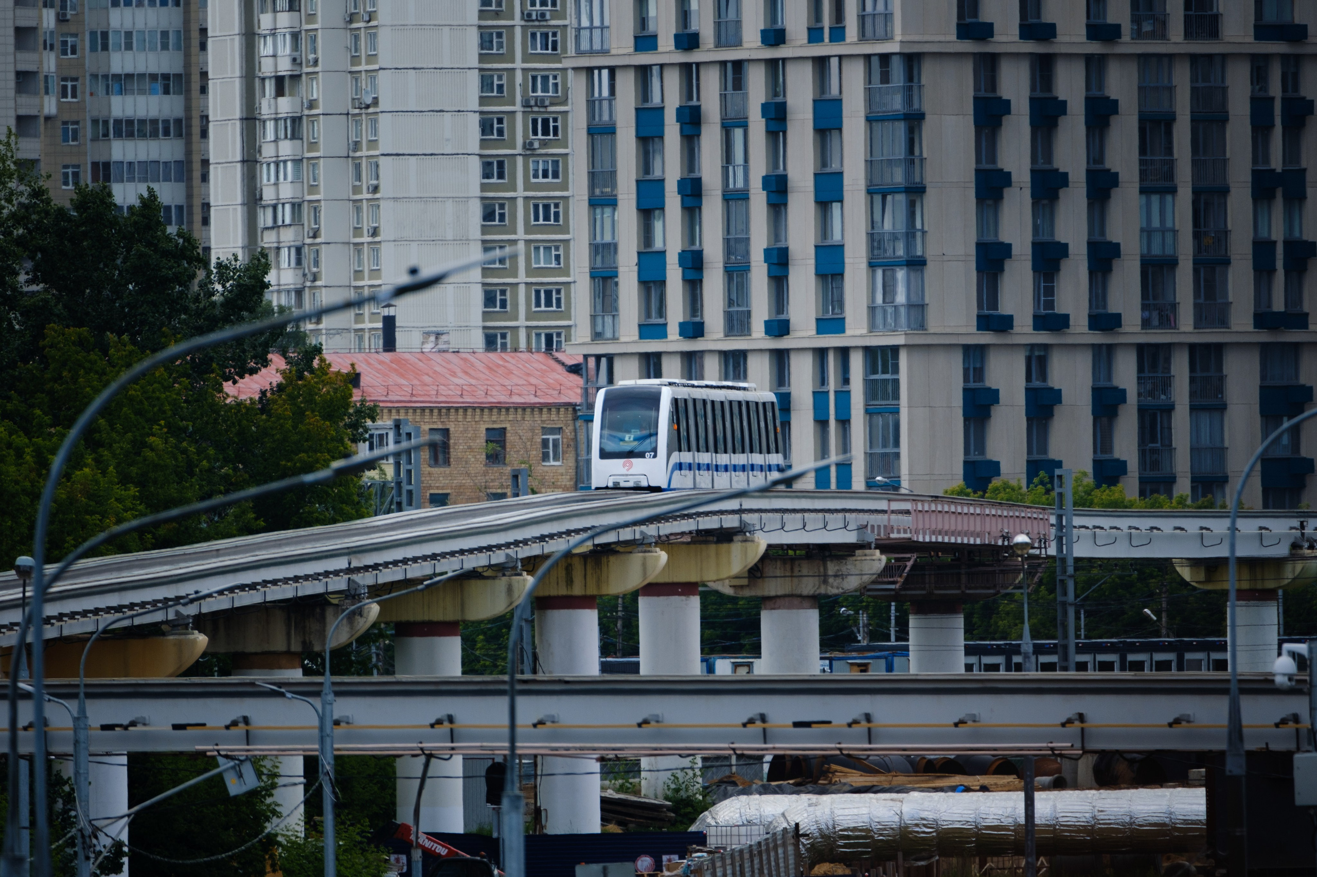 Московский монорельс. Сайт фотографа Дмитрия Батенёва