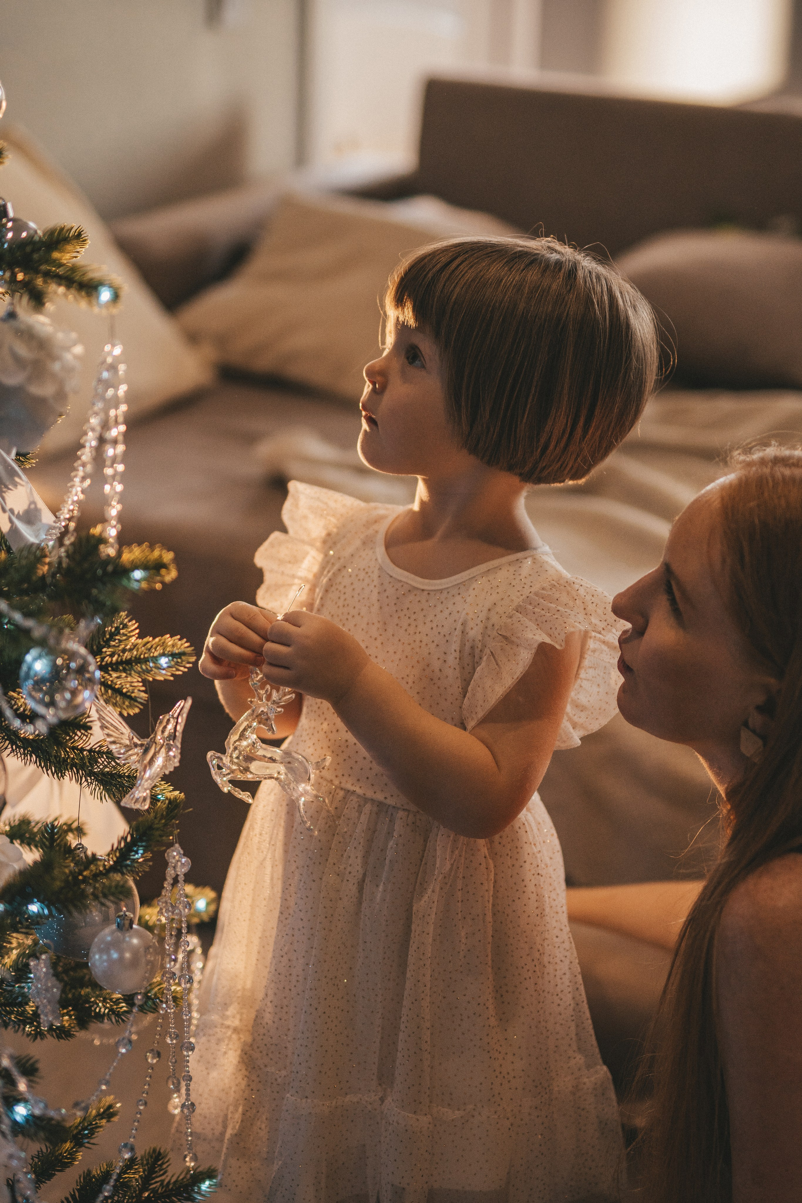 Новогодняя семейная домашняя съемка в январе. Портретный и семейный фотограф во Владивостоке Светлана Мухильченко
