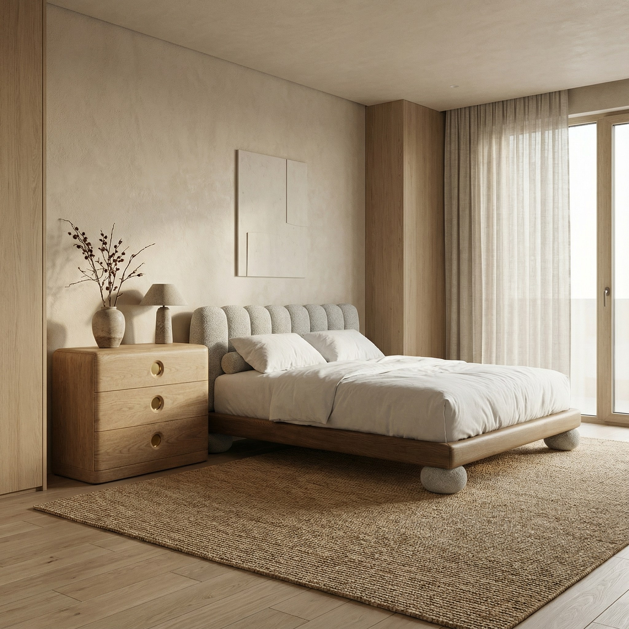 Кровать на мягких лапках. Интерьерный фотограф. Фотограф архитектуры