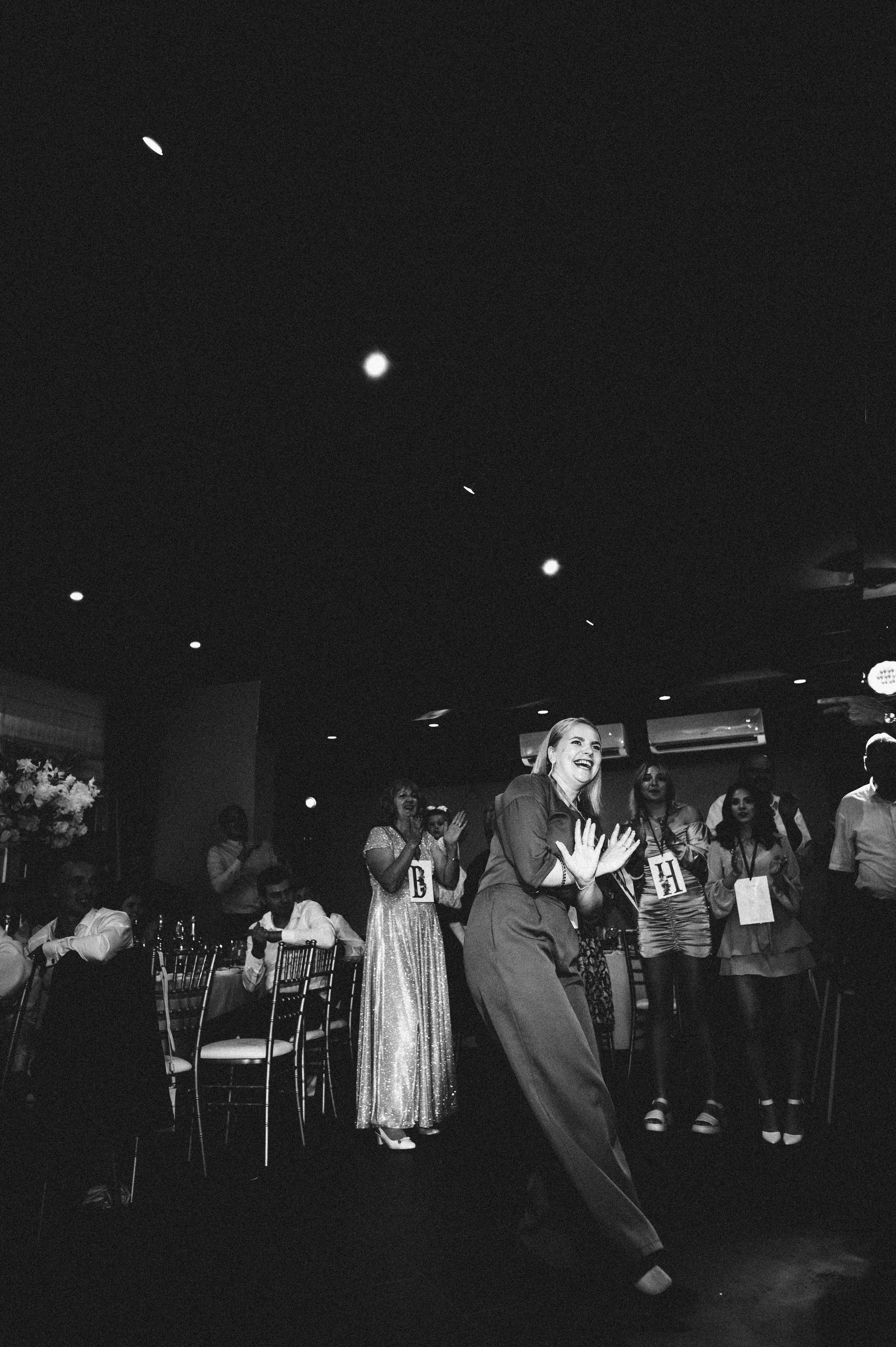 Черно-белая фотография со свадебного конкурса