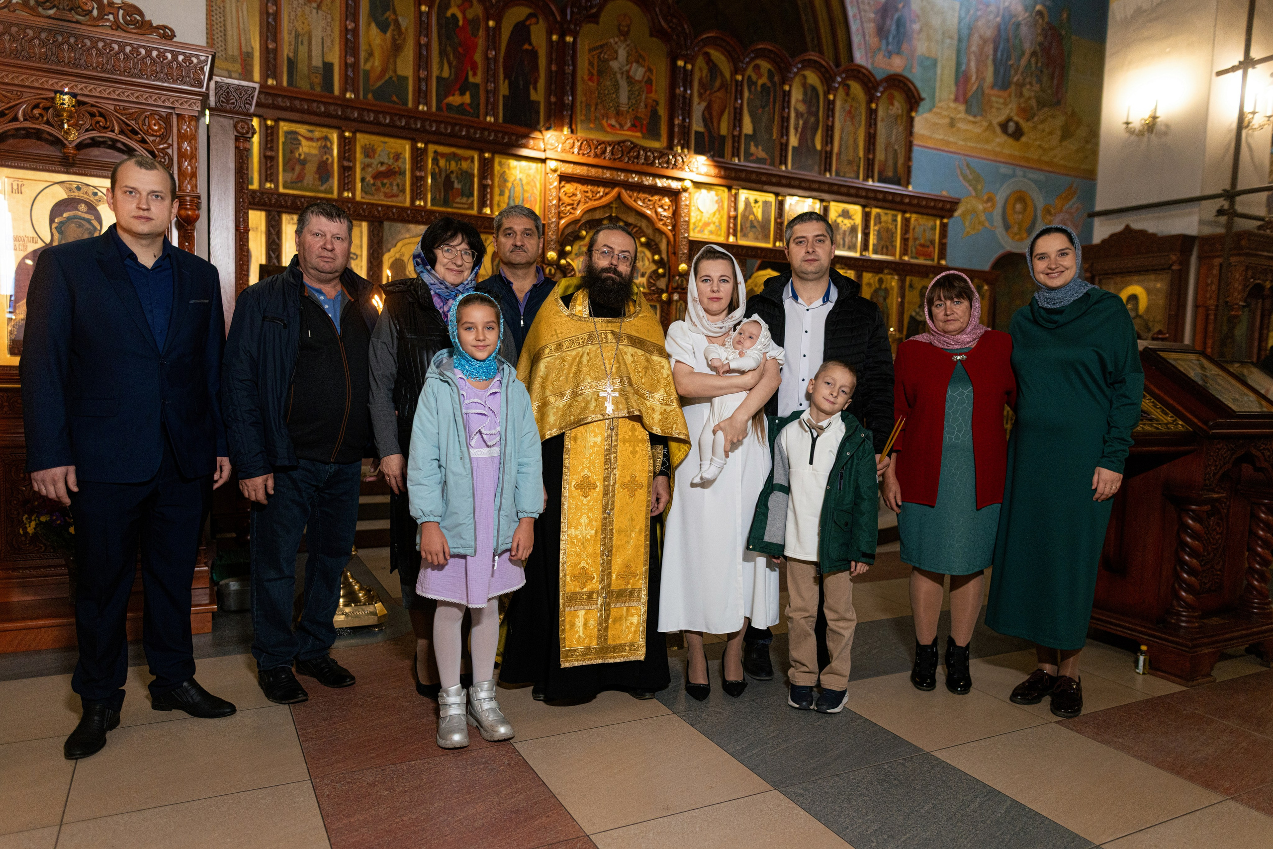 Крещение Алины. Дмитрий Шульгин, портретный фотограф в Воронеже