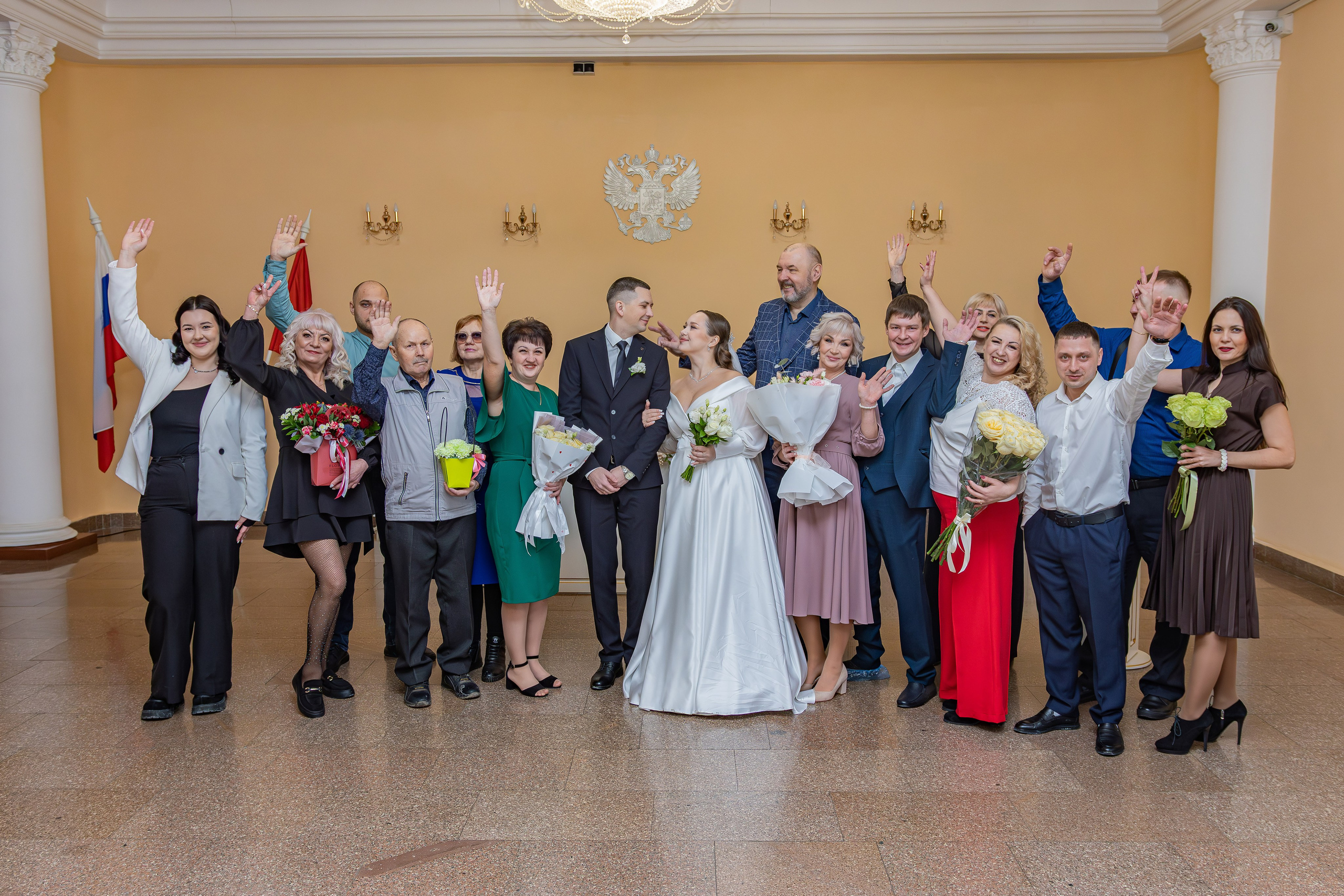 Фотосъёмка свадьбы - центральный загс Омск