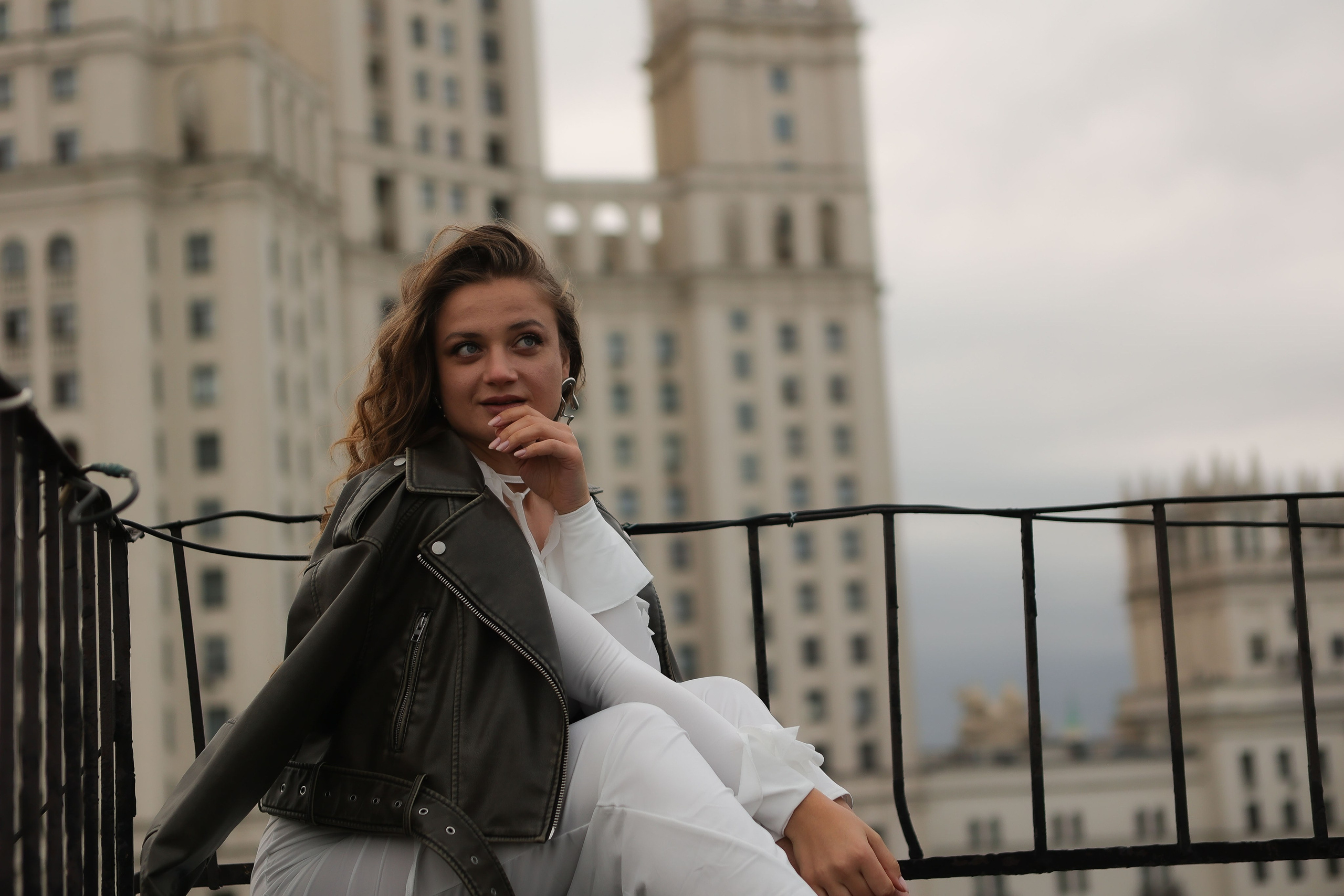 Съемка на крыше. Анастасия. Фотограф для вас и вашего бизнеса в Москве Альбина Никифоров