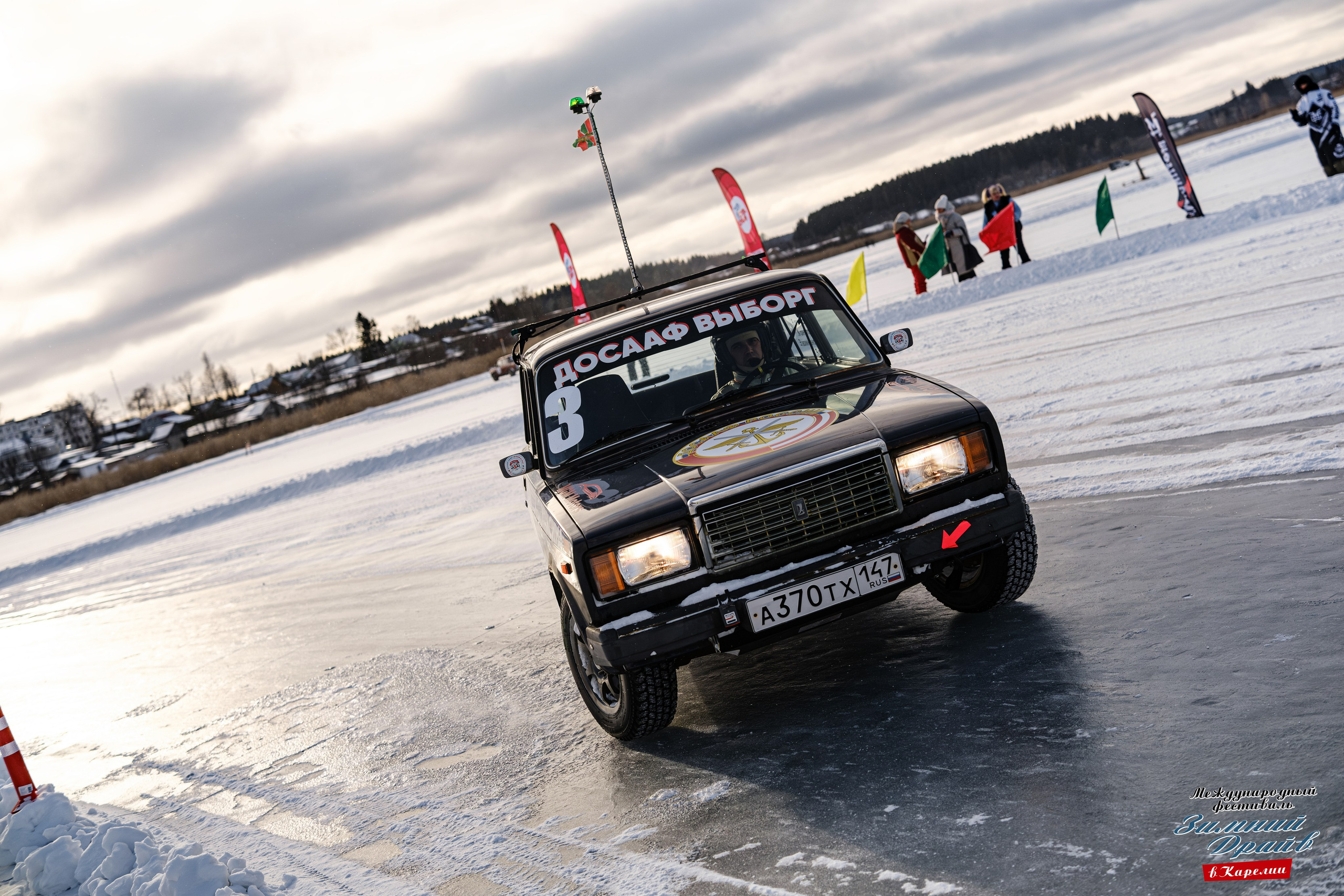 «Зимний Драйв в Карелии» Авто Марафон-гигант «25 часов на льду» Илона Накутис, Николай Грязин, джимхана, фотограф Антон Медведев, icoguar, Сортавала, Карелия