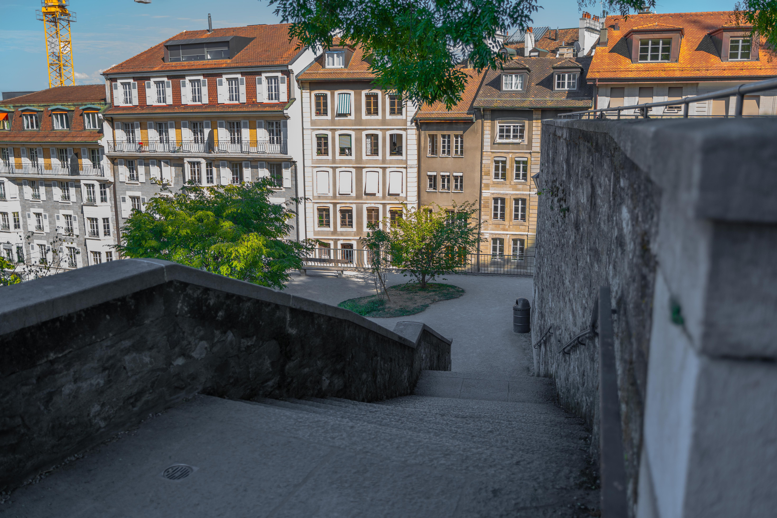 Places for a photo shoot in Geneva: around St. Pierre Cathedral. Professional Wedding Photographer Geneva & Romande Switzerland | Tanya Creator
