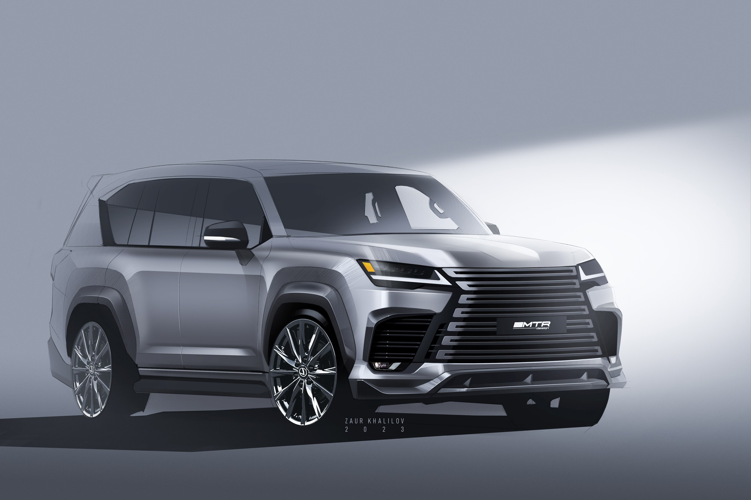 Дизайн обвеса для Lexus LX 600, LX 500d, LX 700h