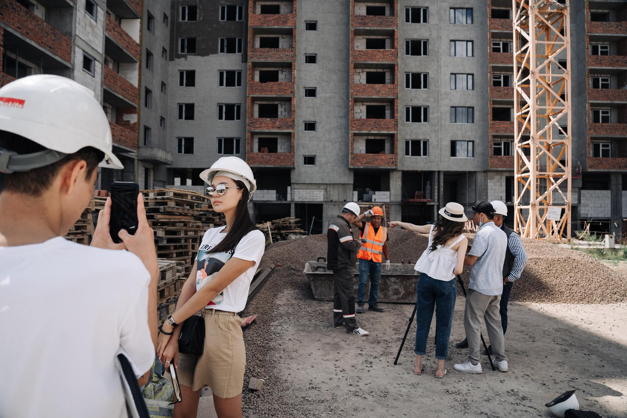 Фотоотчет: строительство жилого комплекса «Шахристан»