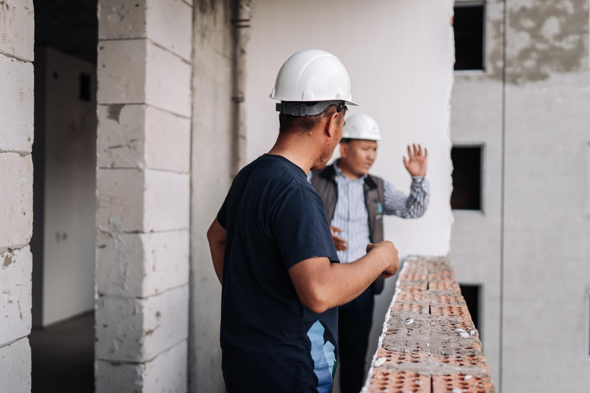 Фотоотчет: строительство жилого комплекса «Шахристан»