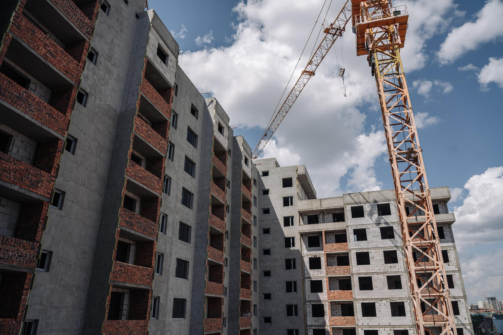 Фотоотчет: строительство жилого комплекса «Шахристан»