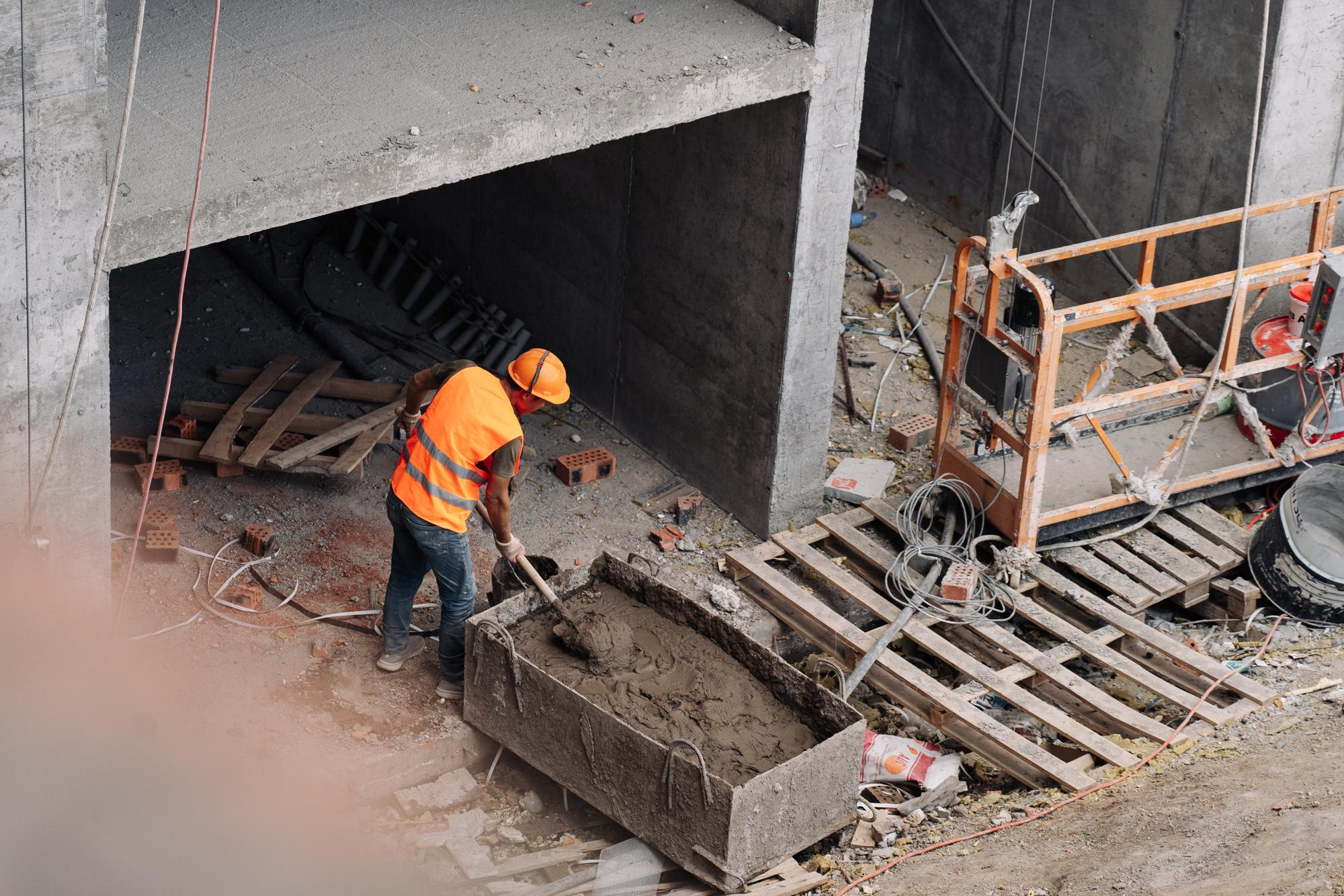 Фотоотчет: строительство жилого комплекса «Шахристан»