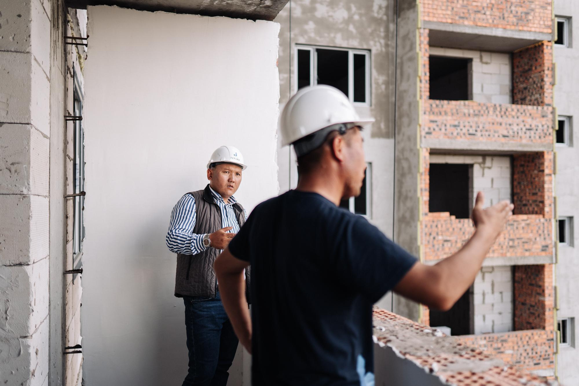 Фотоотчет: строительство жилого комплекса «Шахристан»