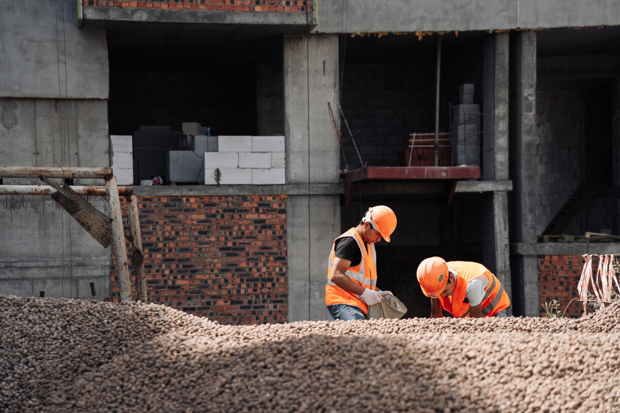 Фотоотчет: строительство жилого комплекса «Шахристан»