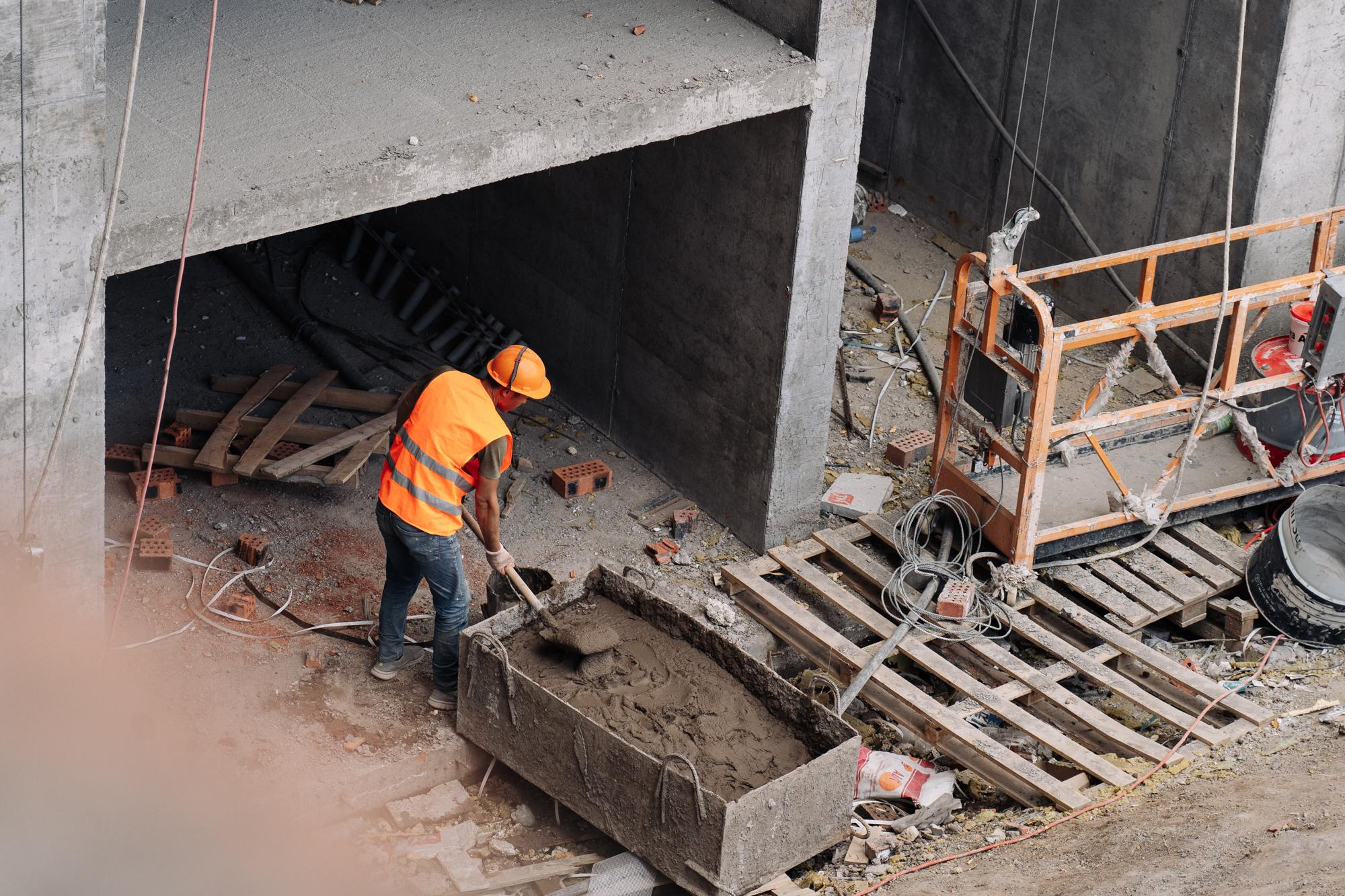 Фотоотчет: строительство жилого комплекса «Шахристан»
