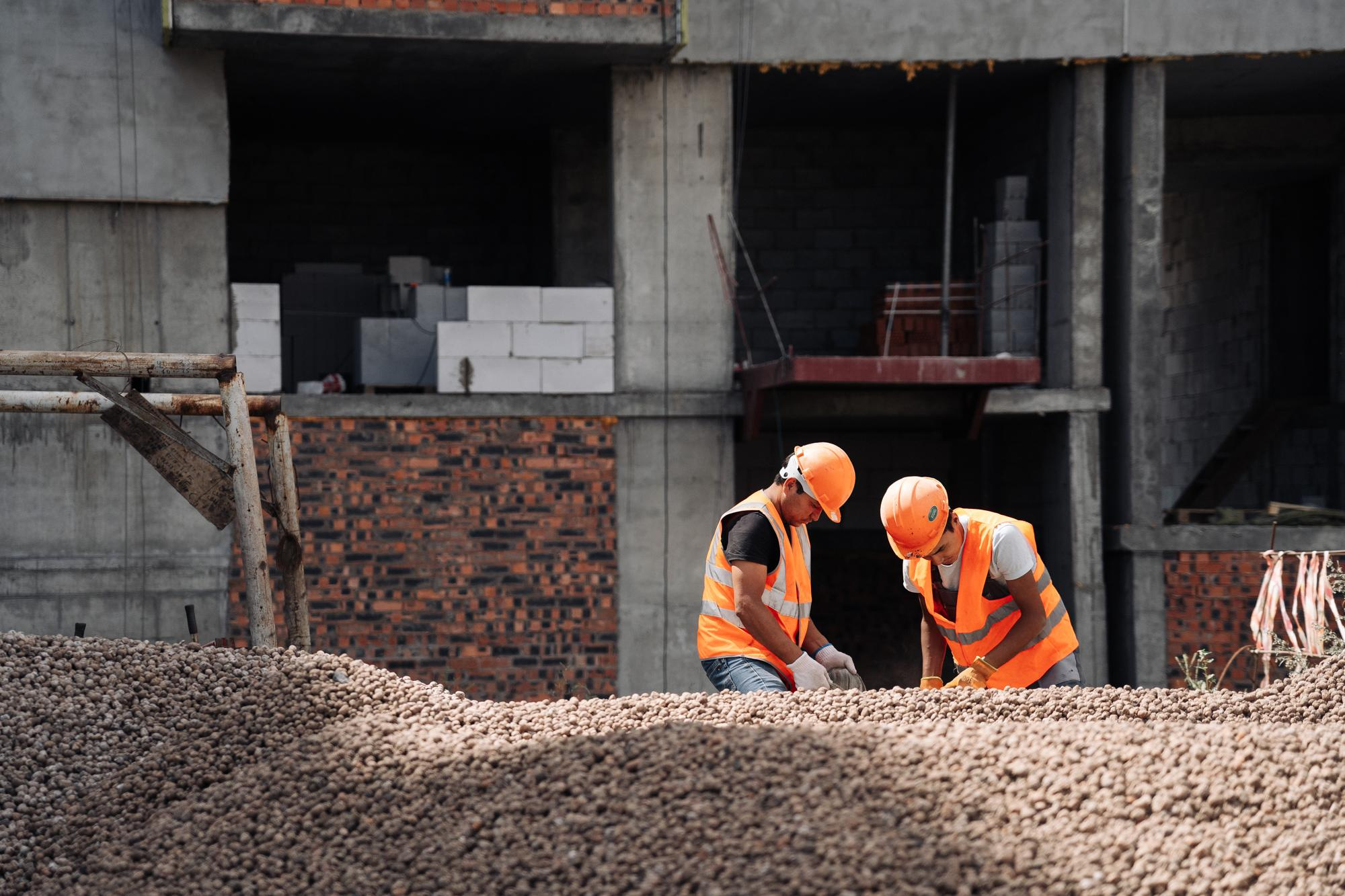 Фотоотчет: строительство жилого комплекса «Шахристан»