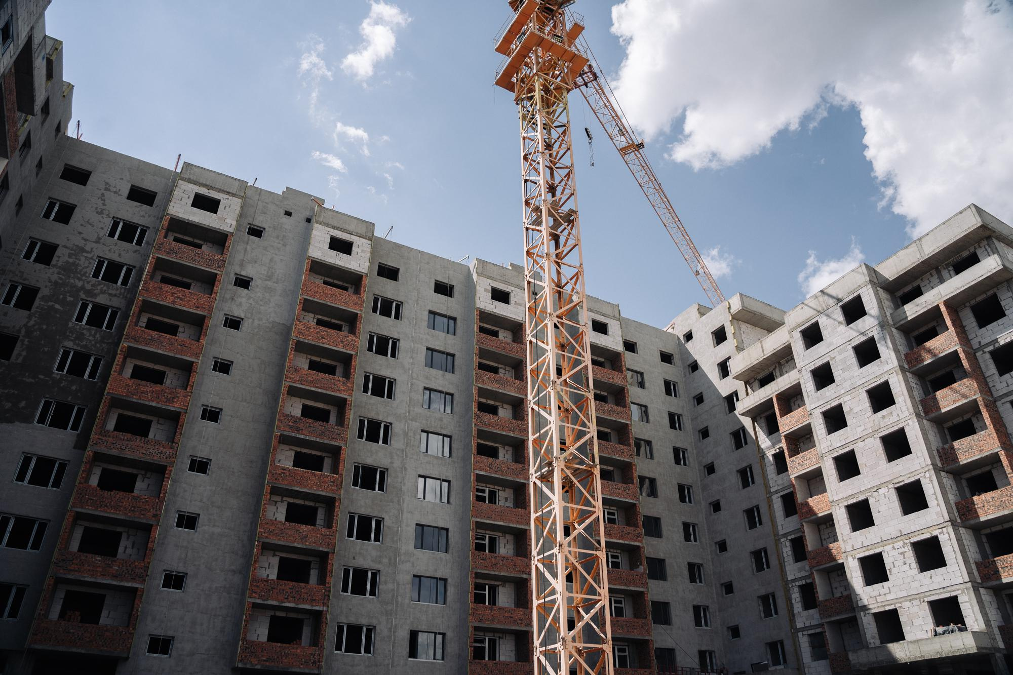 Фотоотчет: строительство жилого комплекса «Шахристан»