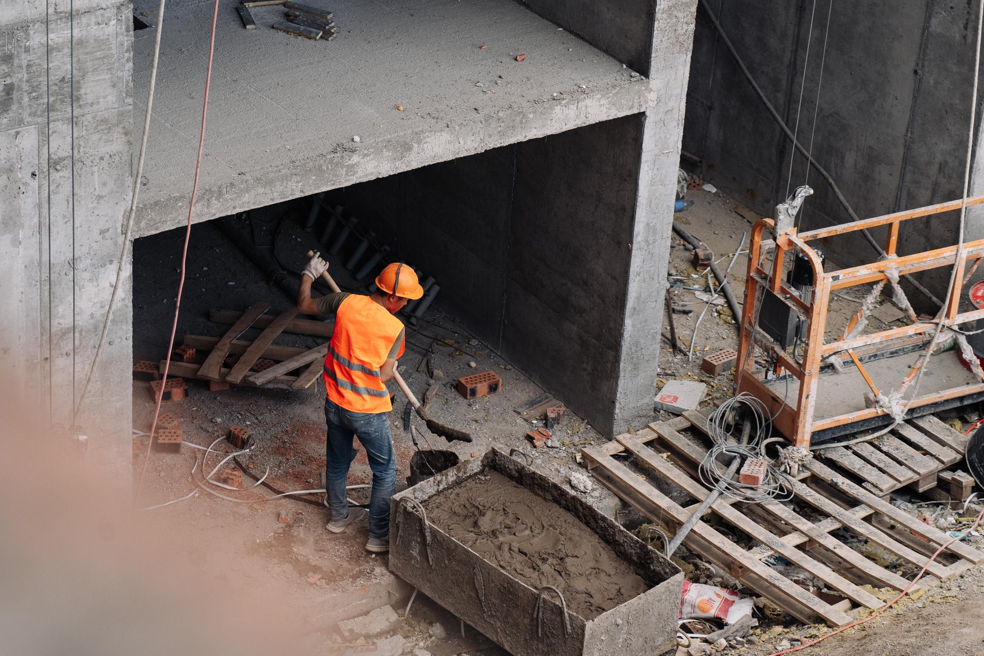 Фотоотчет: строительство жилого комплекса «Шахристан»