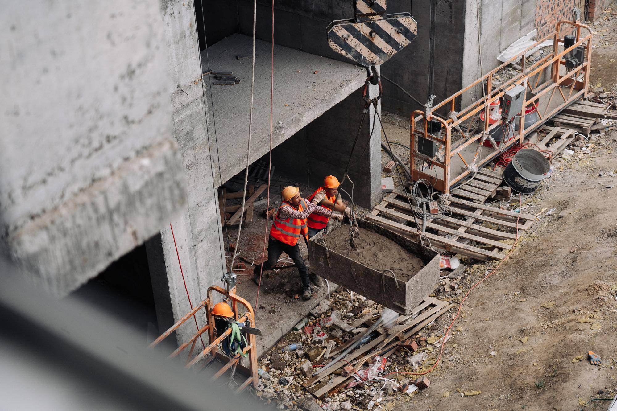 Фотоотчет: строительство жилого комплекса «Шахристан»