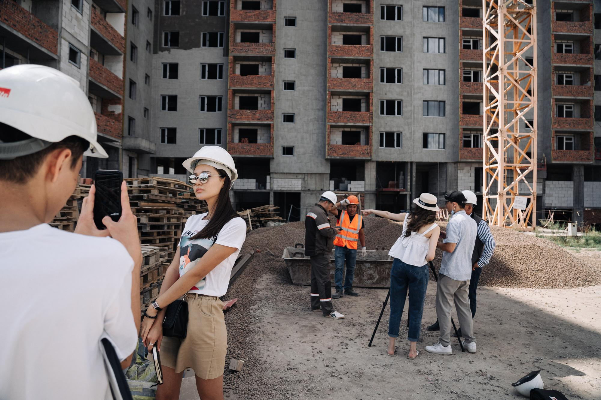 Фотоотчет: строительство жилого комплекса «Шахристан»