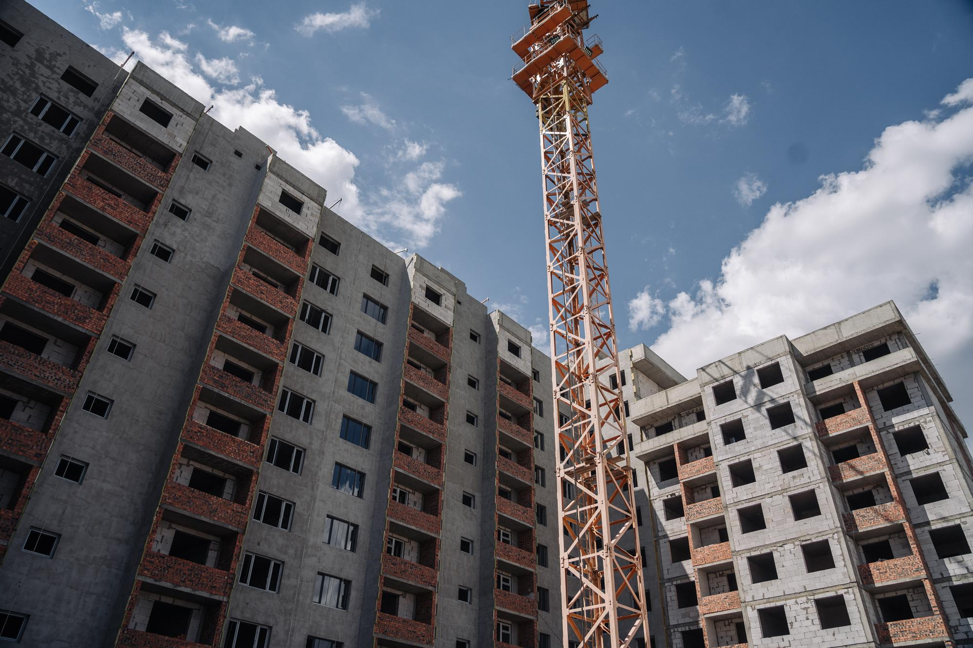 Фотоотчет: строительство жилого комплекса «Шахристан»