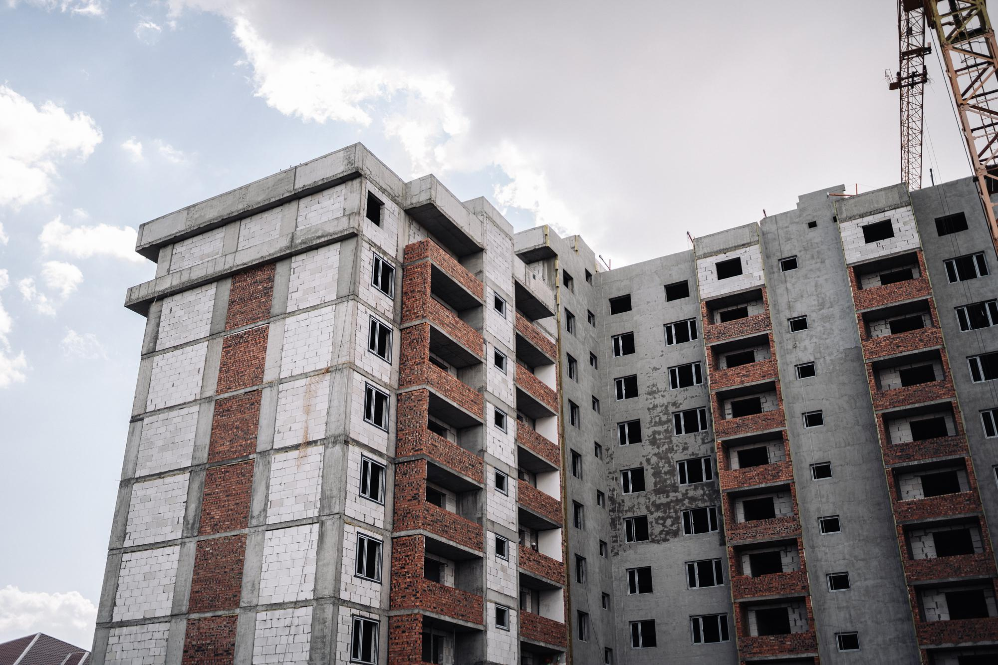 Фотоотчет: строительство жилого комплекса «Шахристан»