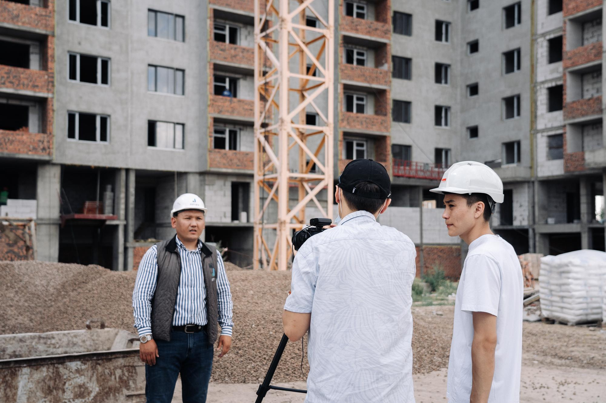 Фотоотчет: строительство жилого комплекса «Шахристан»