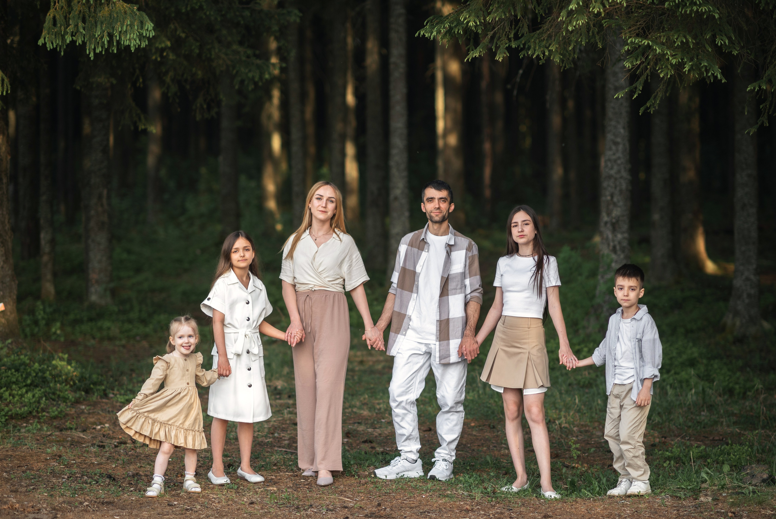 Большая семья. Фотограф новорождённых детский фотограф Сыктывкар Наталья Линдт