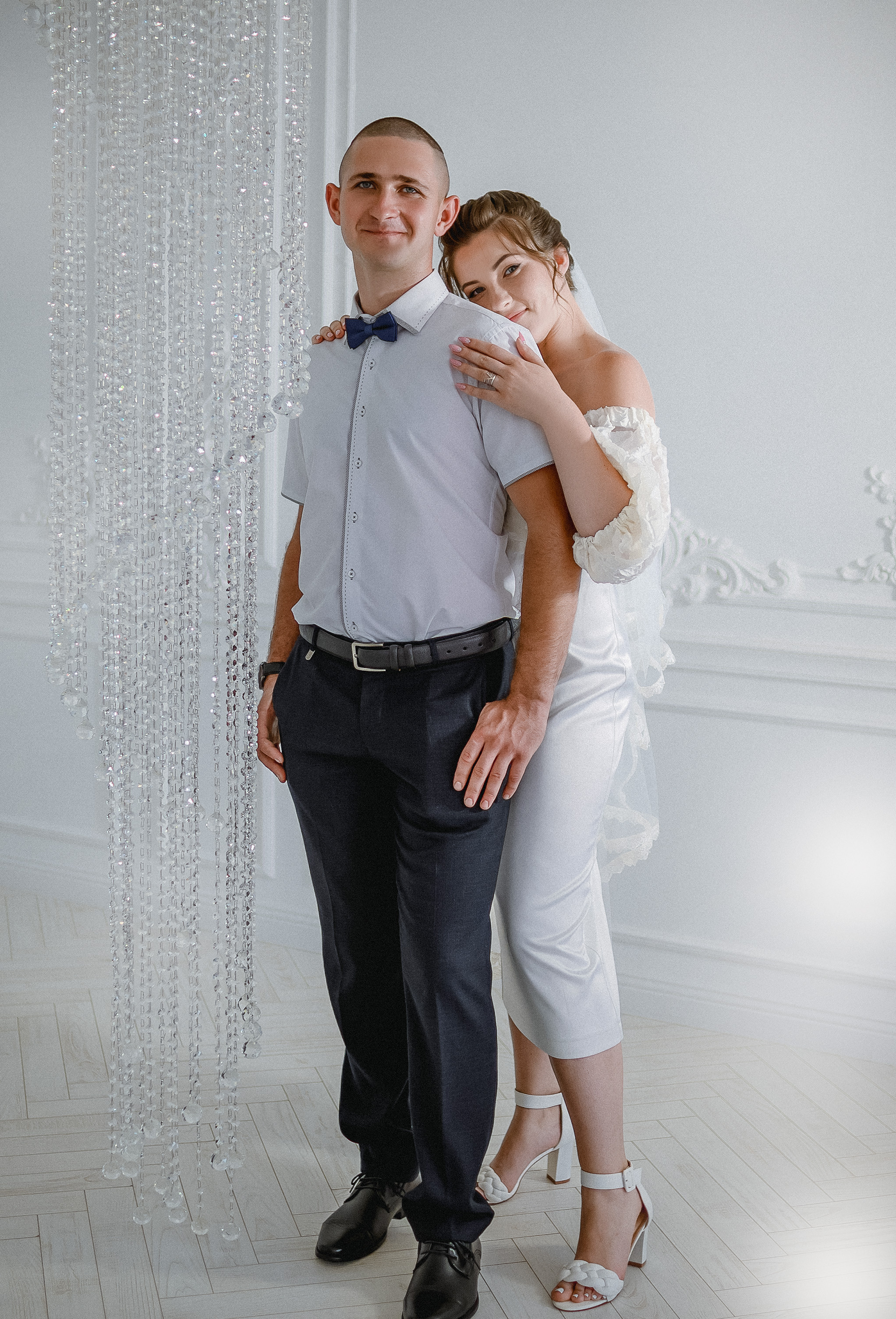 Свадебная фотосессия в фотостудии. Юлия Басня семейный и свадебный фотограф в Донецке