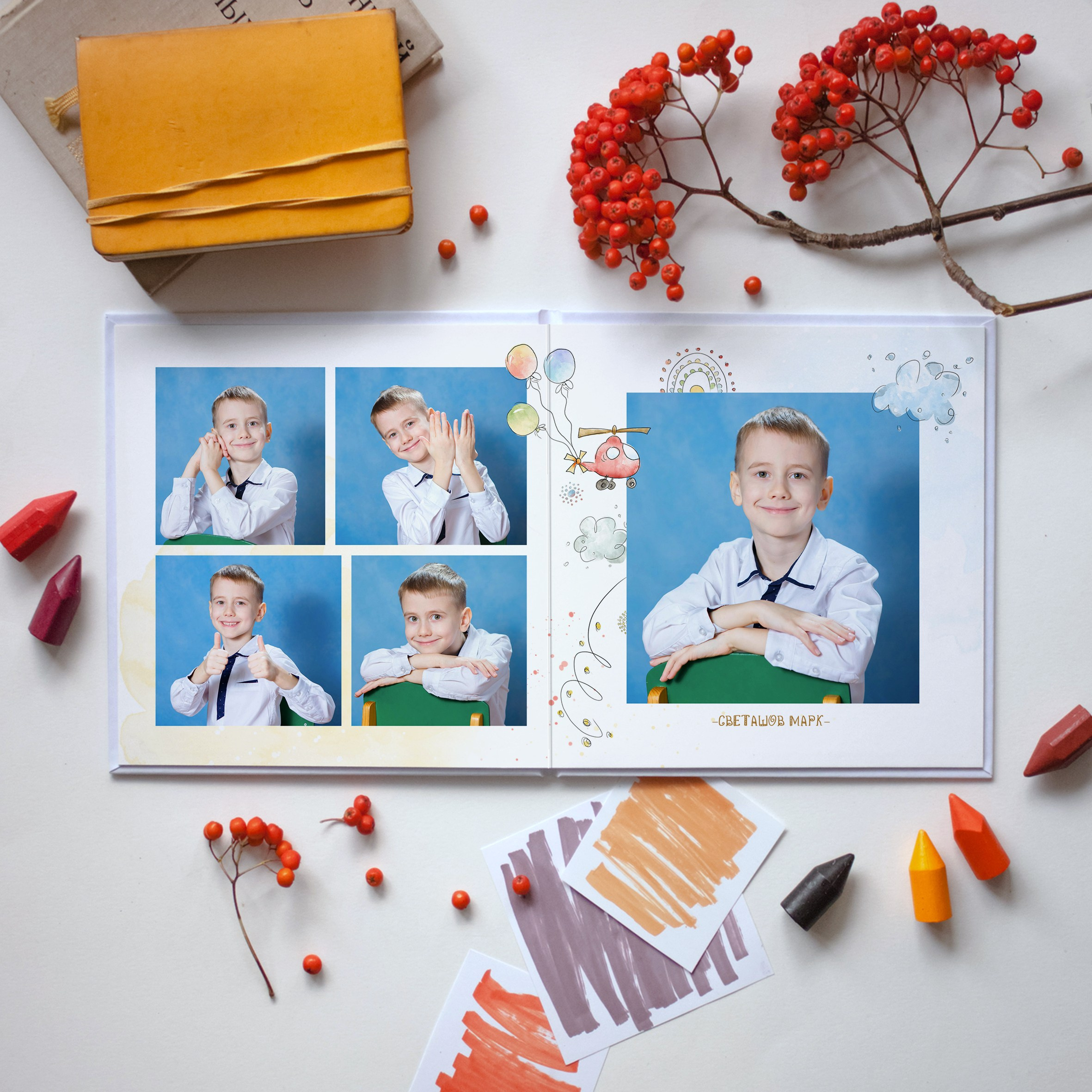 АЛЬБОМЫ ДЛЯ ДЕТСКОГО САДА. Школьный фотограф Наталья Егорова