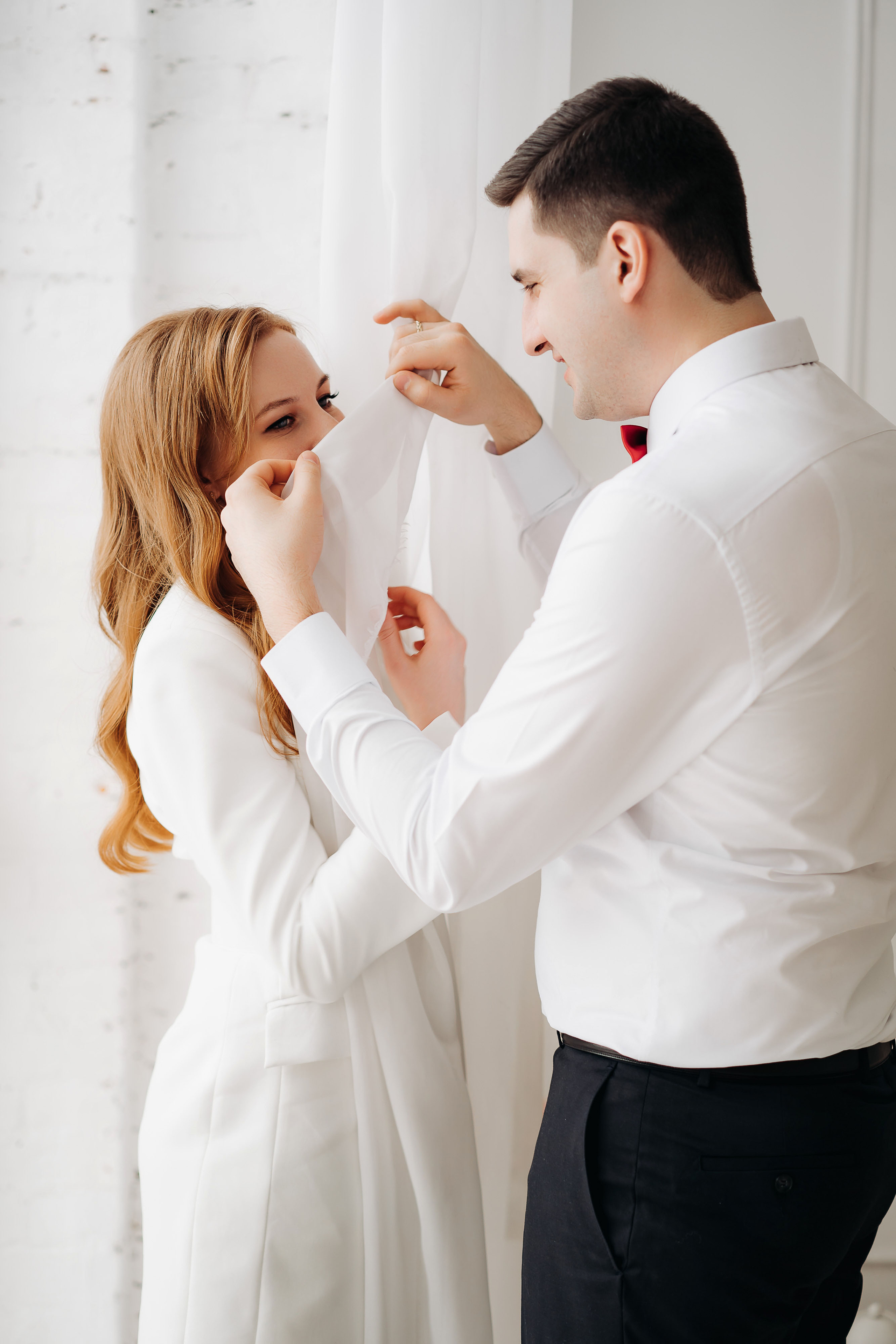 Свадебная фотосессия в Ивантеевке в фотостудии 7 Loft (ЗАГС Королев)