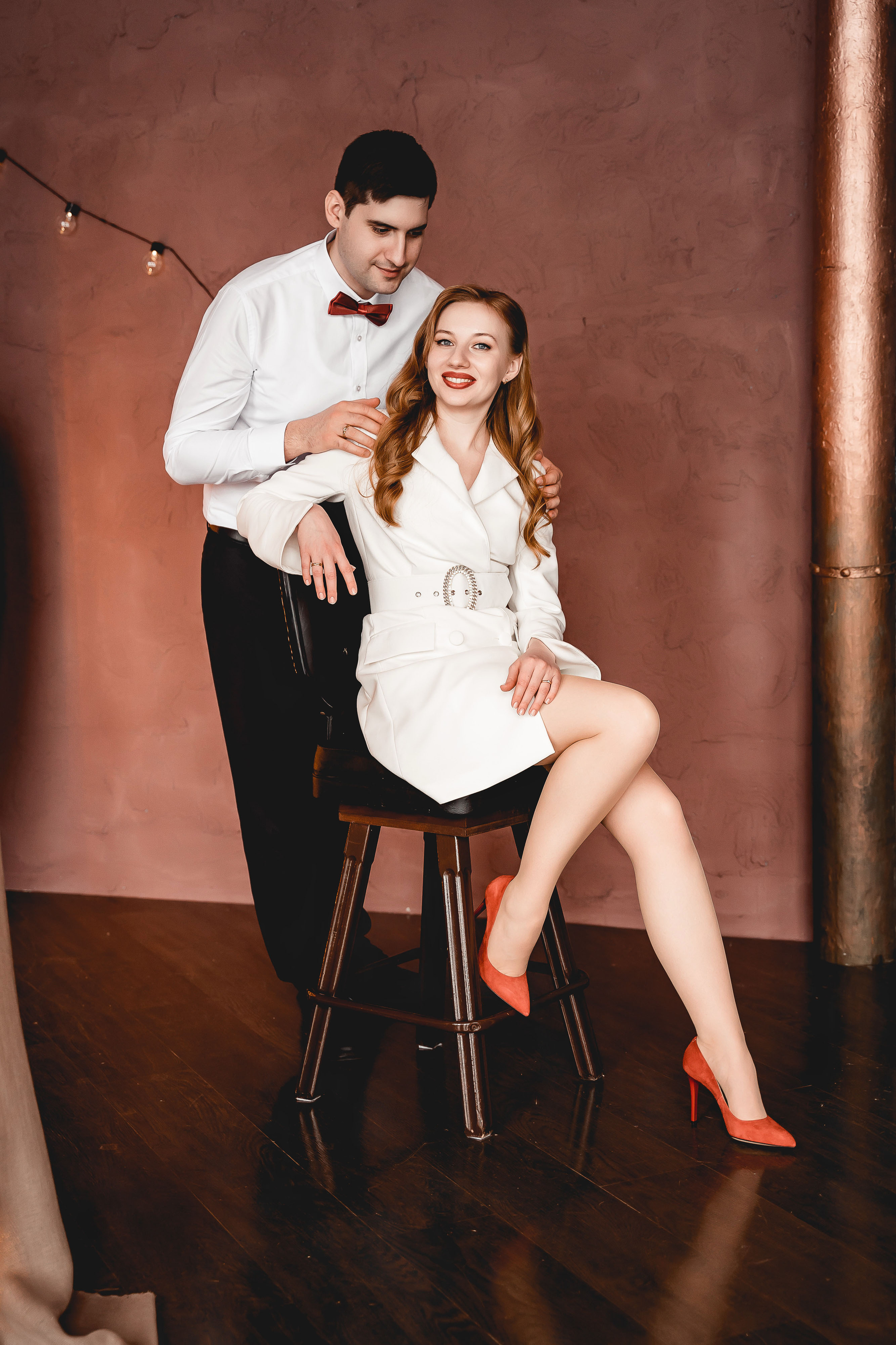 Свадебная фотосессия в Ивантеевке в фотостудии 7 Loft (ЗАГС Королев)