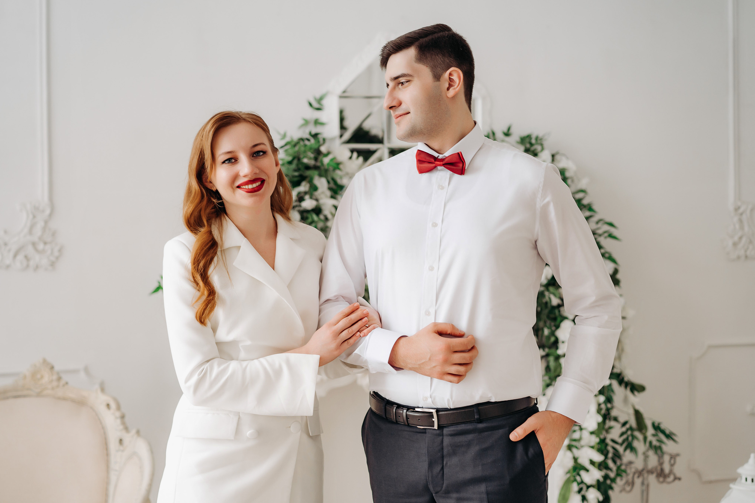 Свадебная фотосессия в Ивантеевке в фотостудии 7 Loft (ЗАГС Королев)