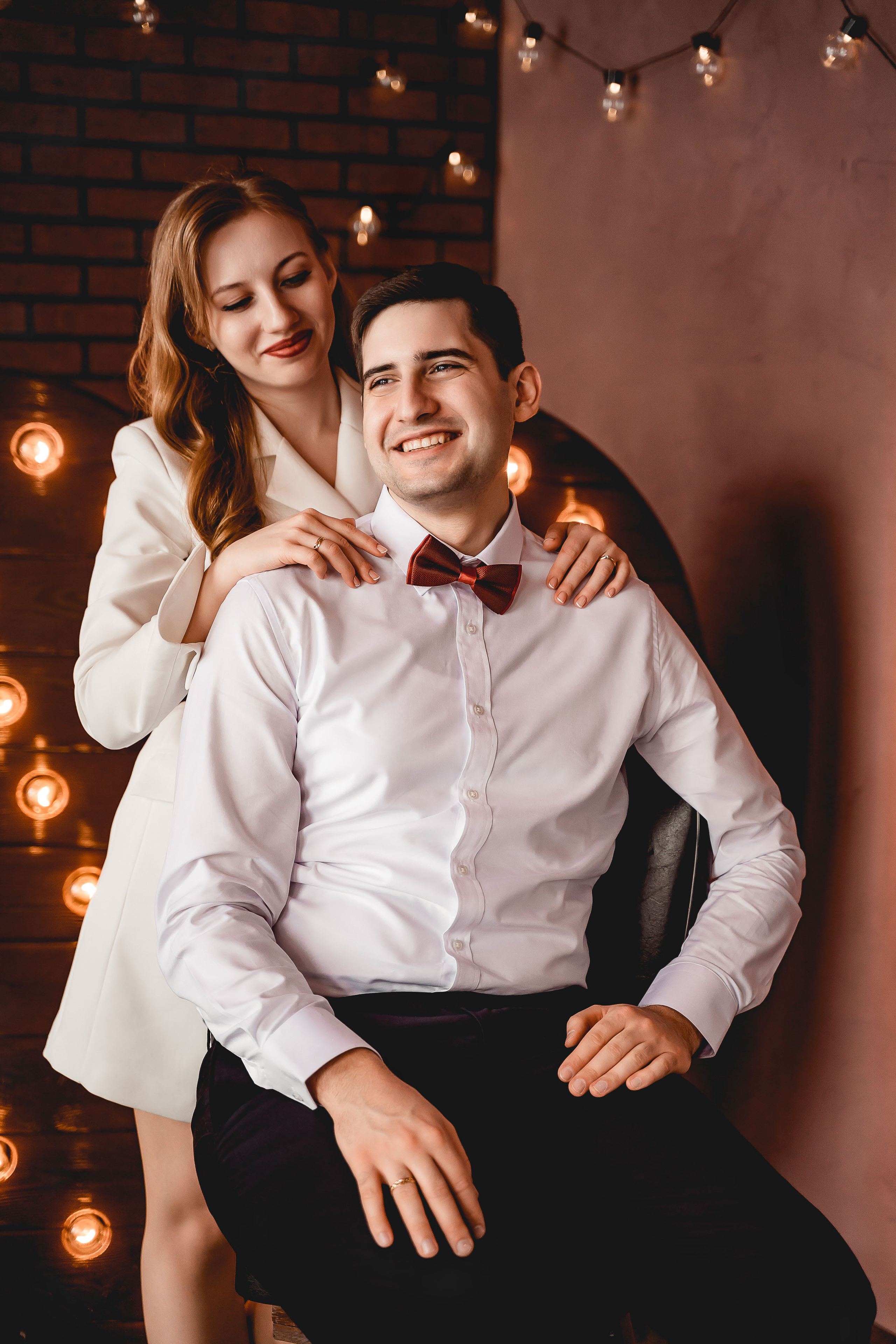 Свадебная фотосессия в Ивантеевке в фотостудии 7 Loft (ЗАГС Королев)