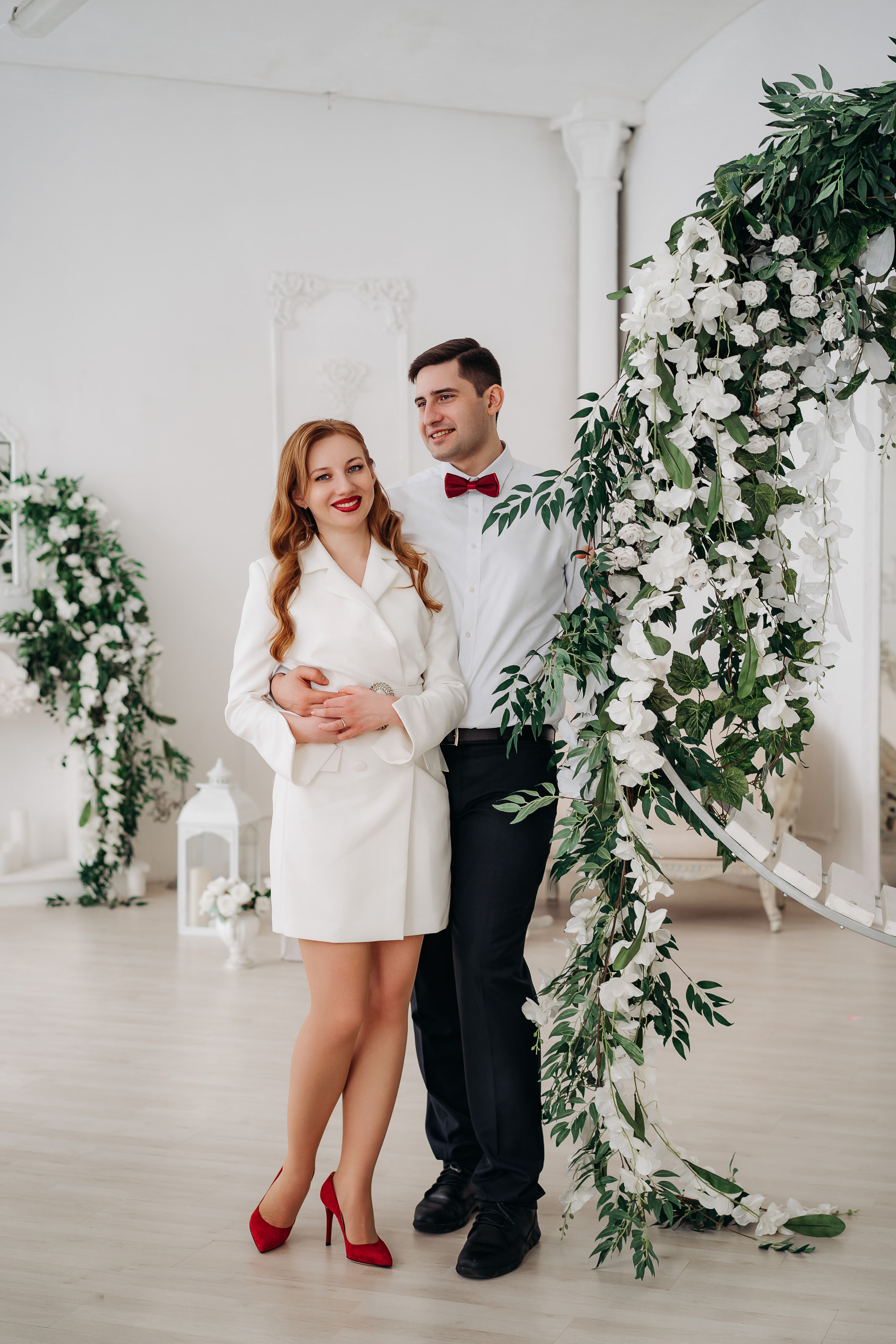 Свадебная фотосессия в Ивантеевке в фотостудии 7 Loft (ЗАГС Королев)