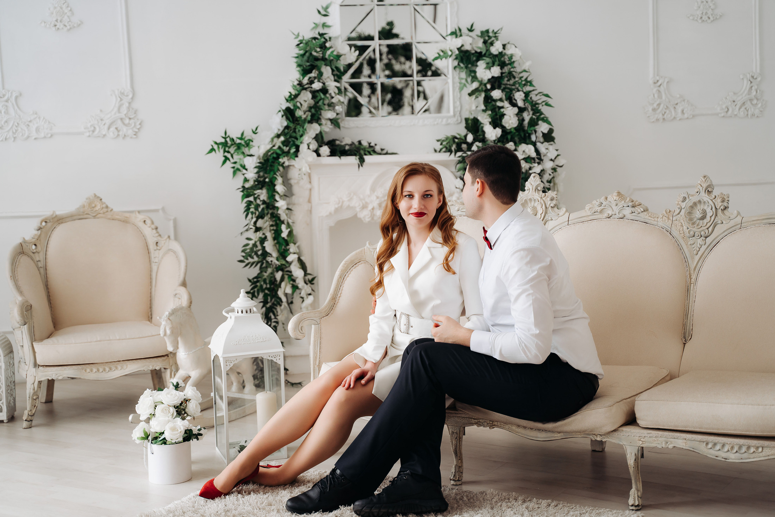 Свадебная фотосессия в Ивантеевке в фотостудии 7 Loft (ЗАГС Королев)