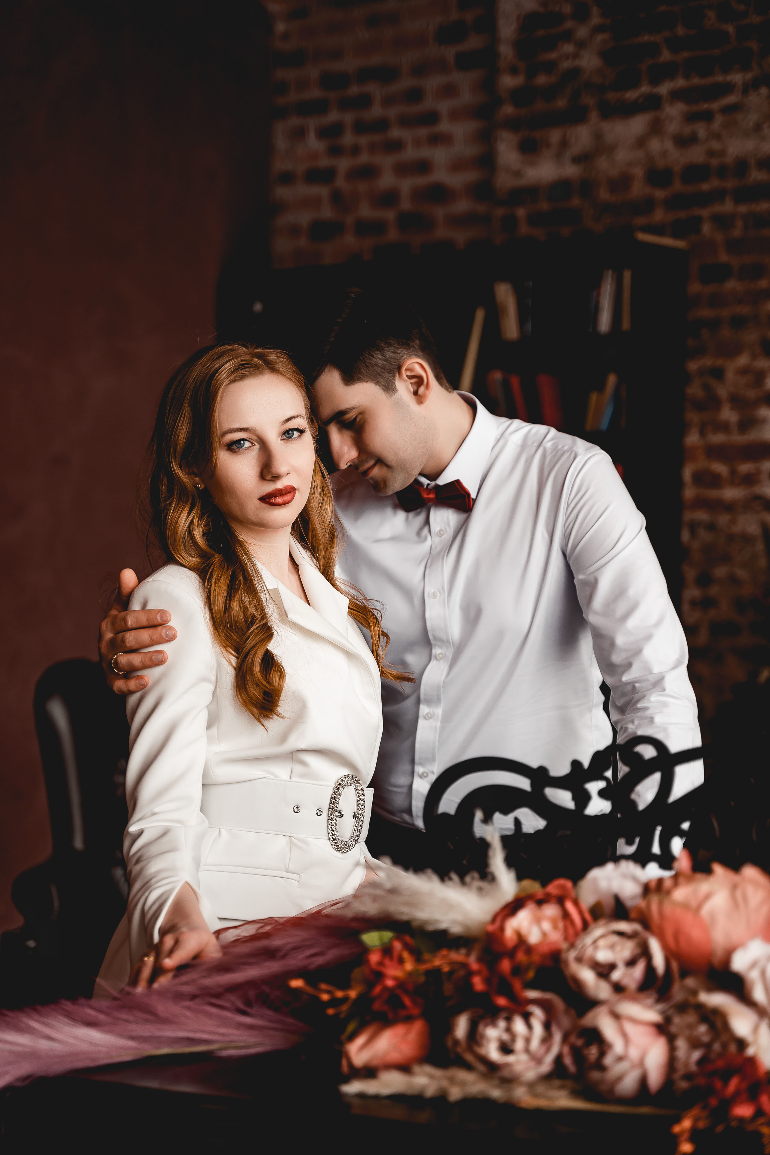 Свадебная фотосессия в Ивантеевке в фотостудии 7 Loft (ЗАГС Королев)