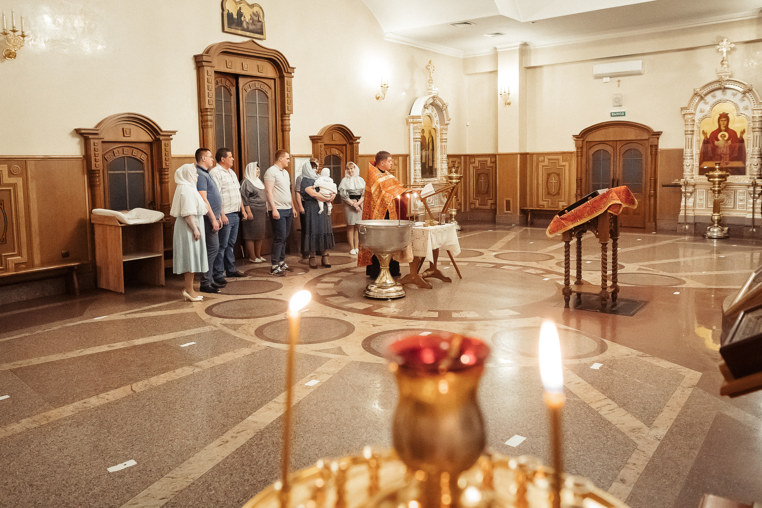 Крещение в Благовещенском соборе
