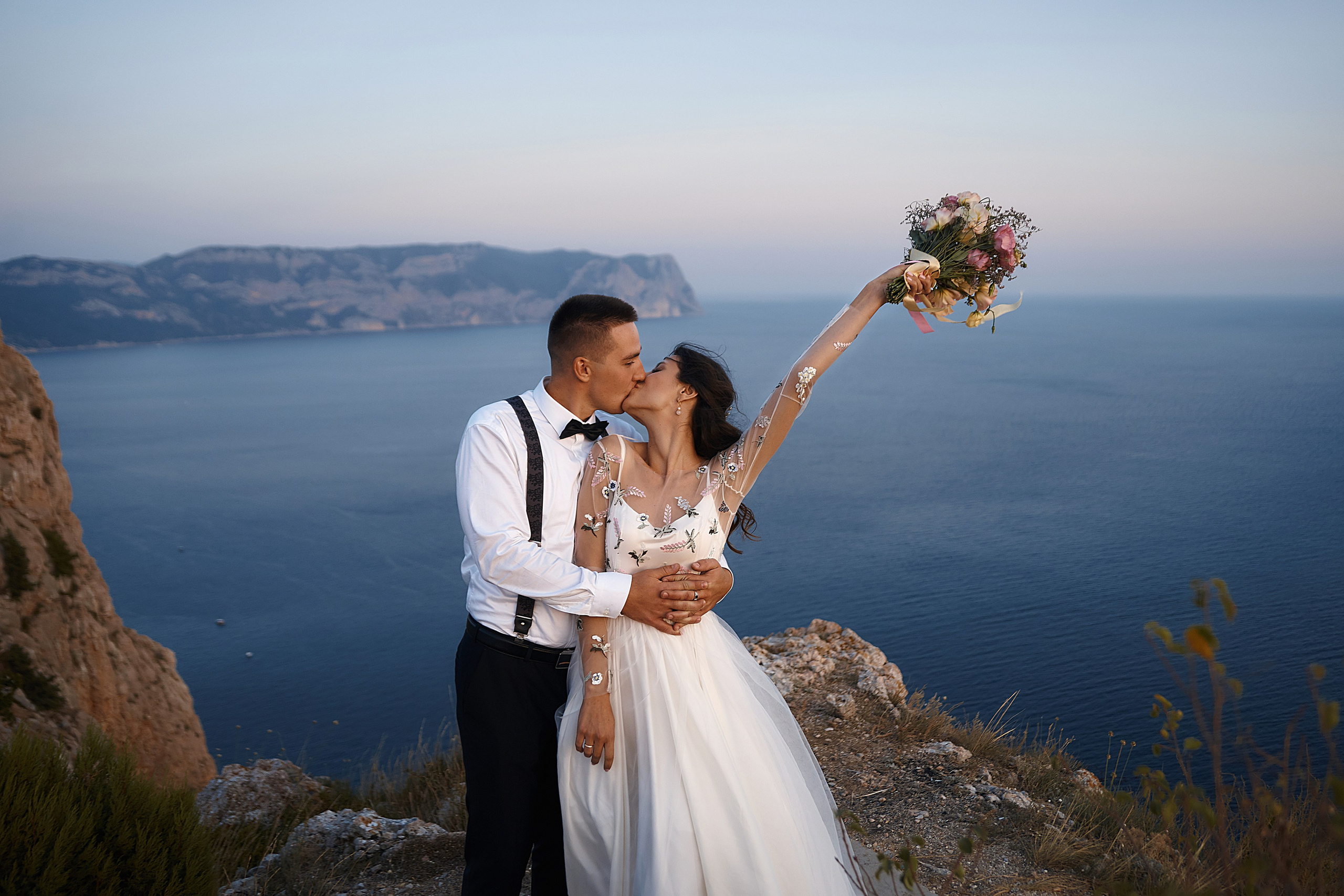 Свадебная фотосъёмка в Крыму и Краснодаре. Фотограф Александр Кудинов, Крым: Легкие съемки, живые эмоции