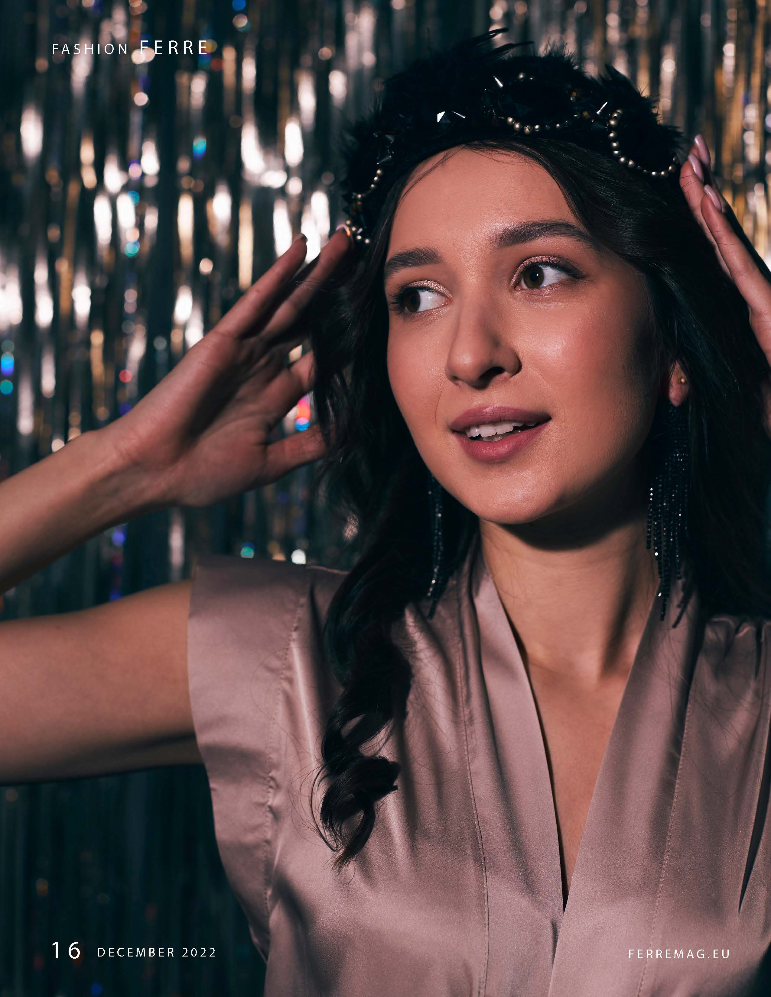 Рождественская фотосессия для испанского журнала Ferre. Анна Потявина. Фотограф Москва