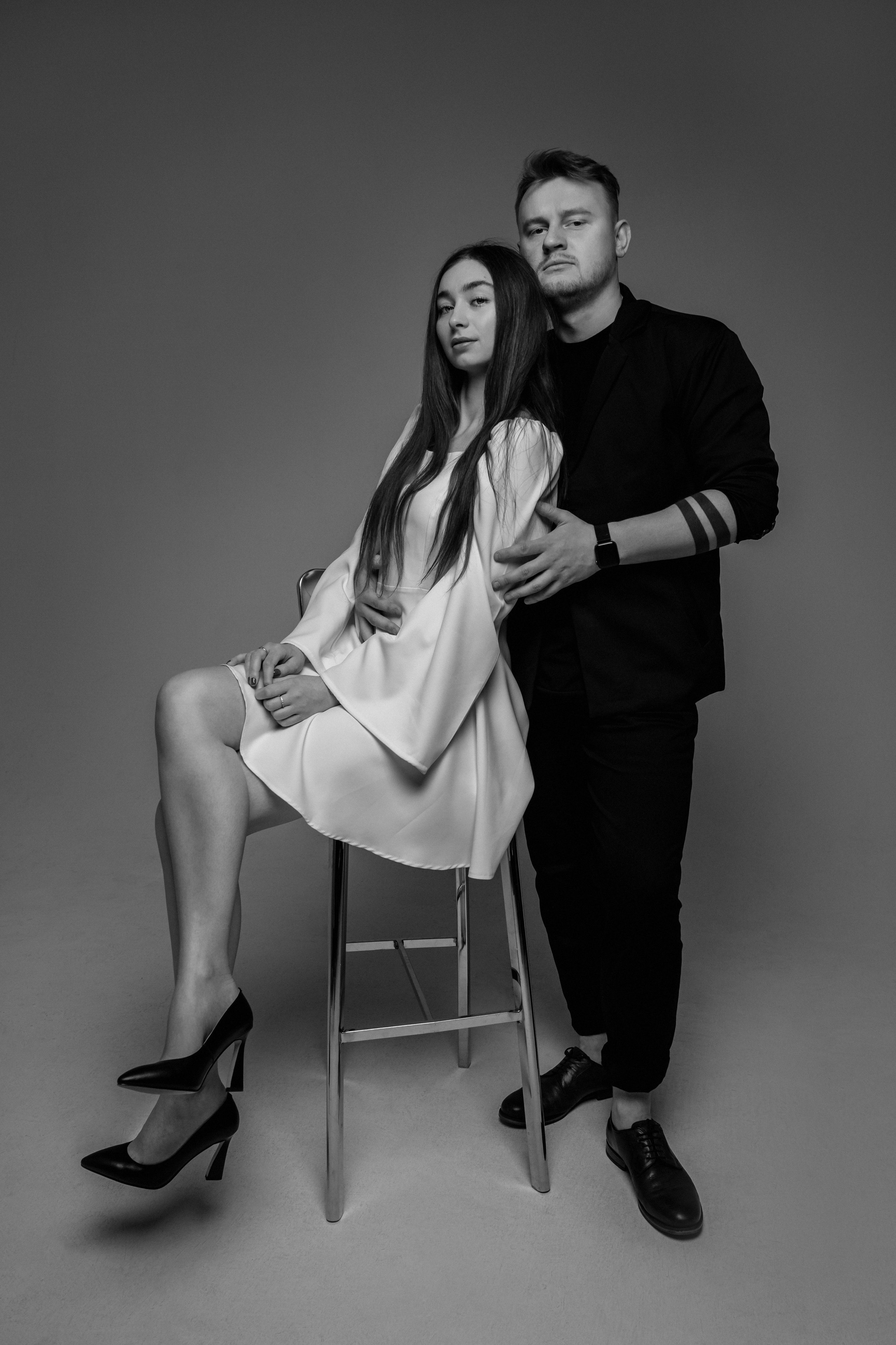 Фотосессия с мужем в студии. Фотограф в Москве.