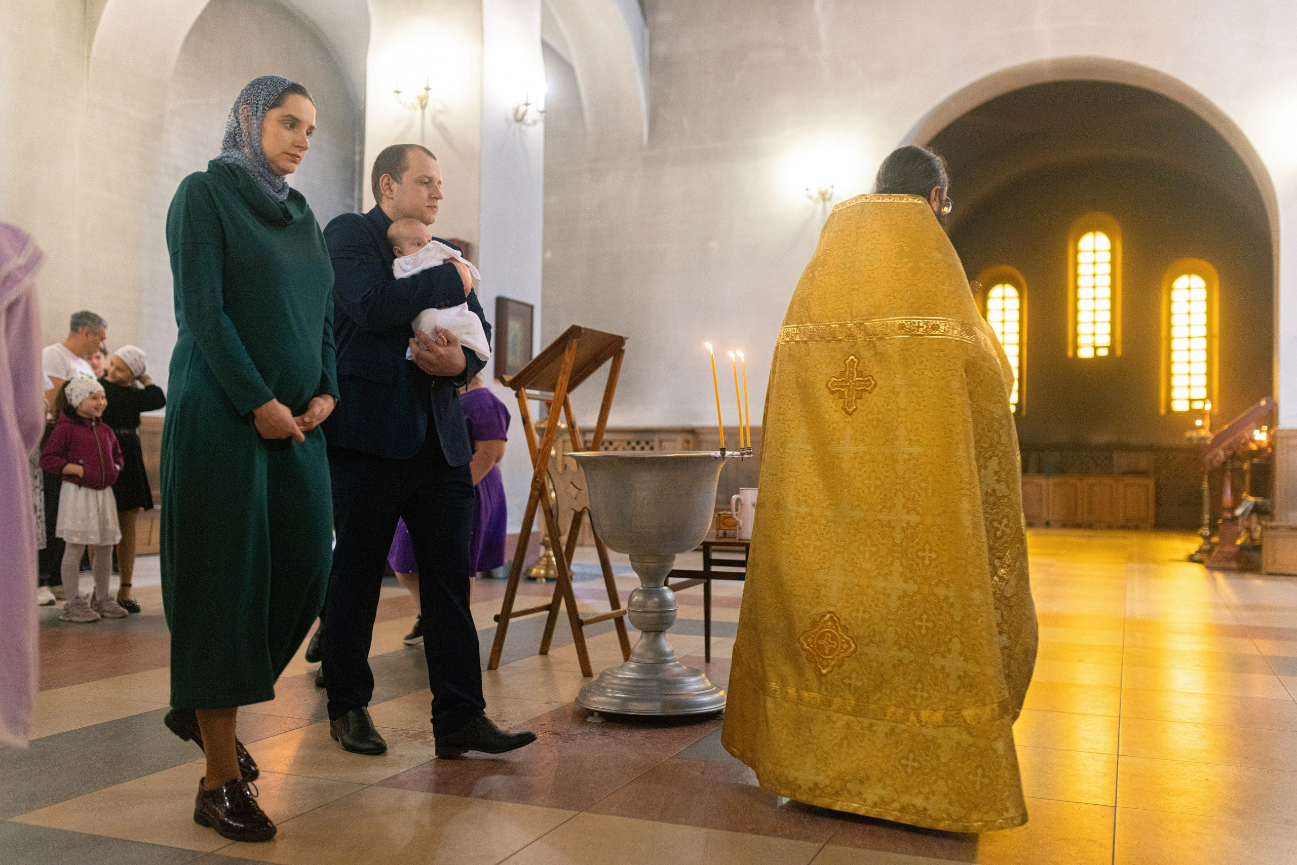 Крещение Алины. Дмитрий Шульгин, портретный фотограф в Воронеже