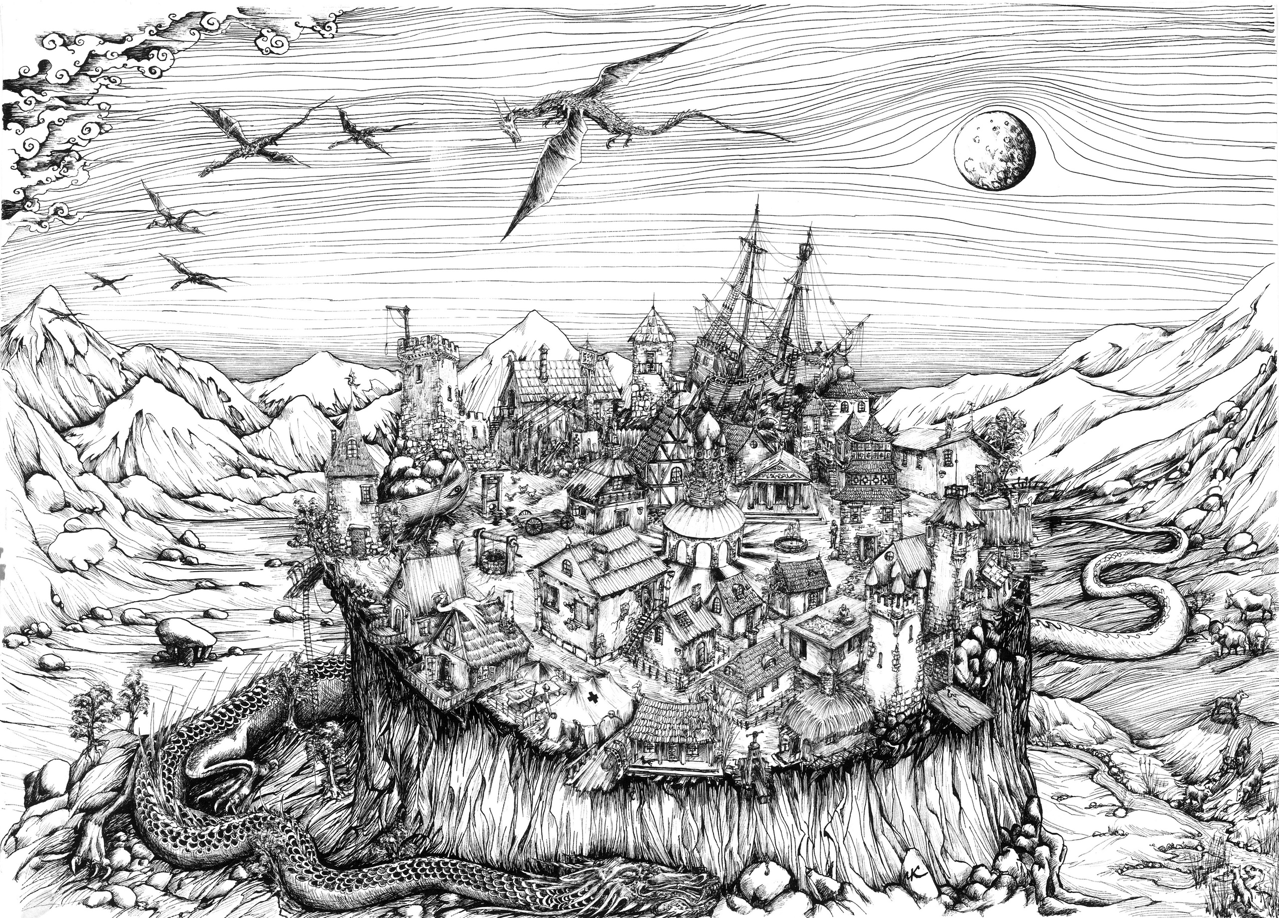 Рисунки. Графика Часовских