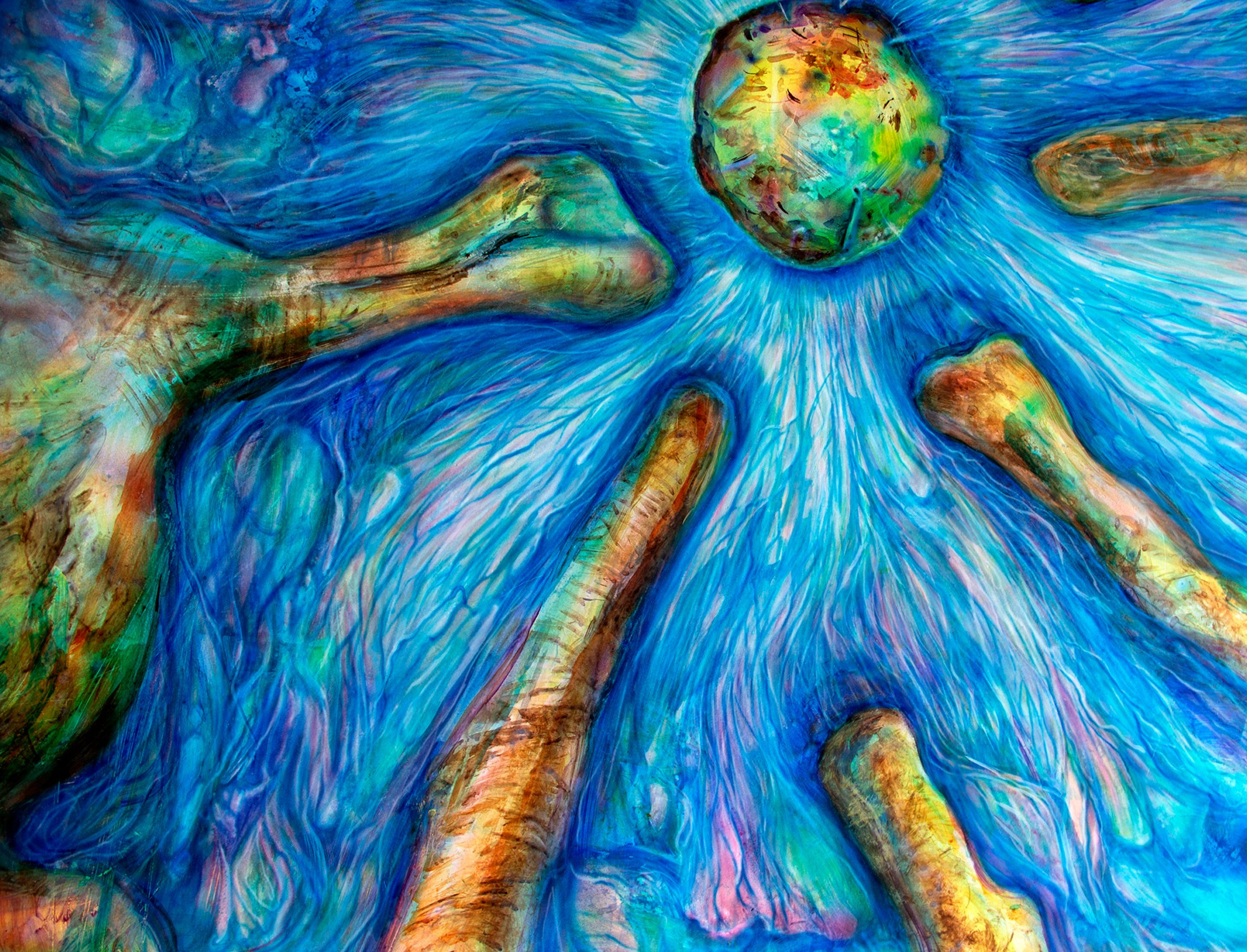 «FLUCTUACIÓN №9». Artista - Fluctuaciones. Estoy realizando un estudio de la evolución artística del arte, que conduce a la aparición de la perspectiva histór