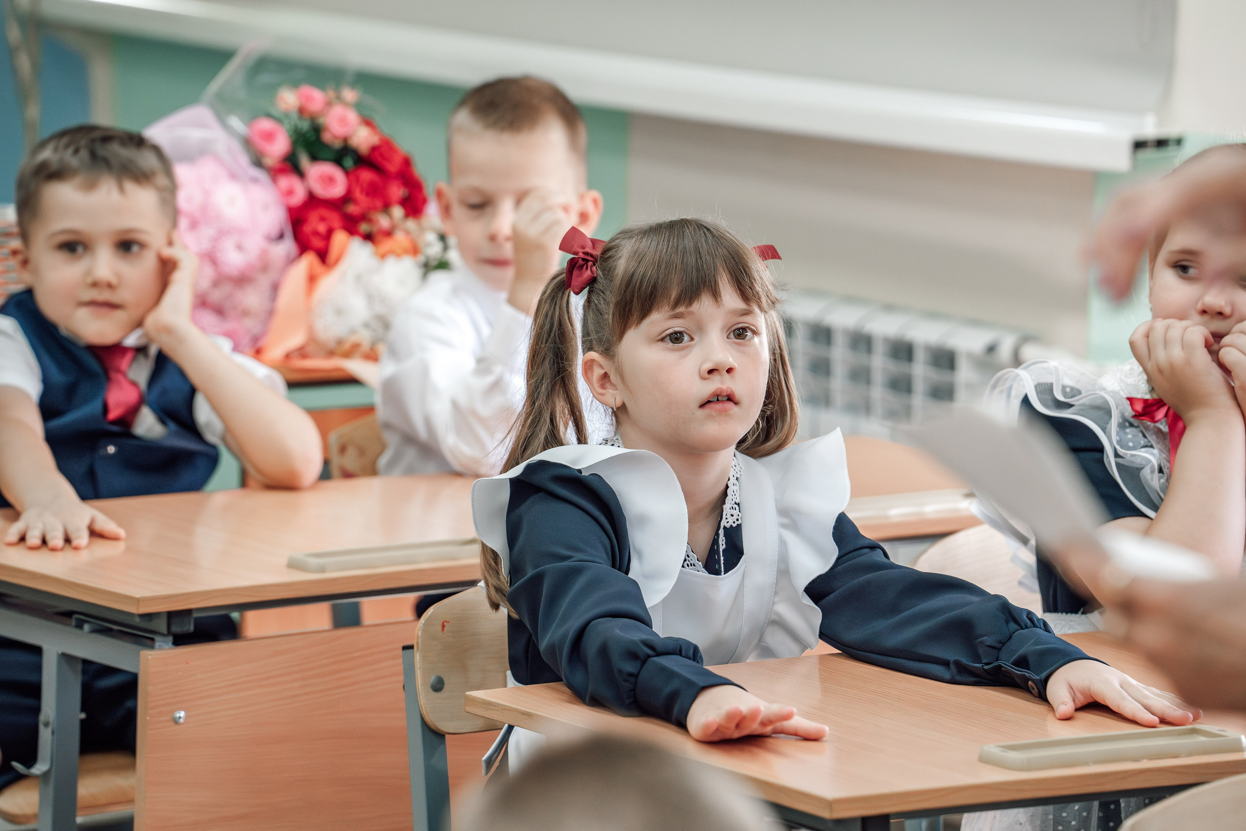 Первоклашки. Фотограф Юлия Паськова, город Бирюч