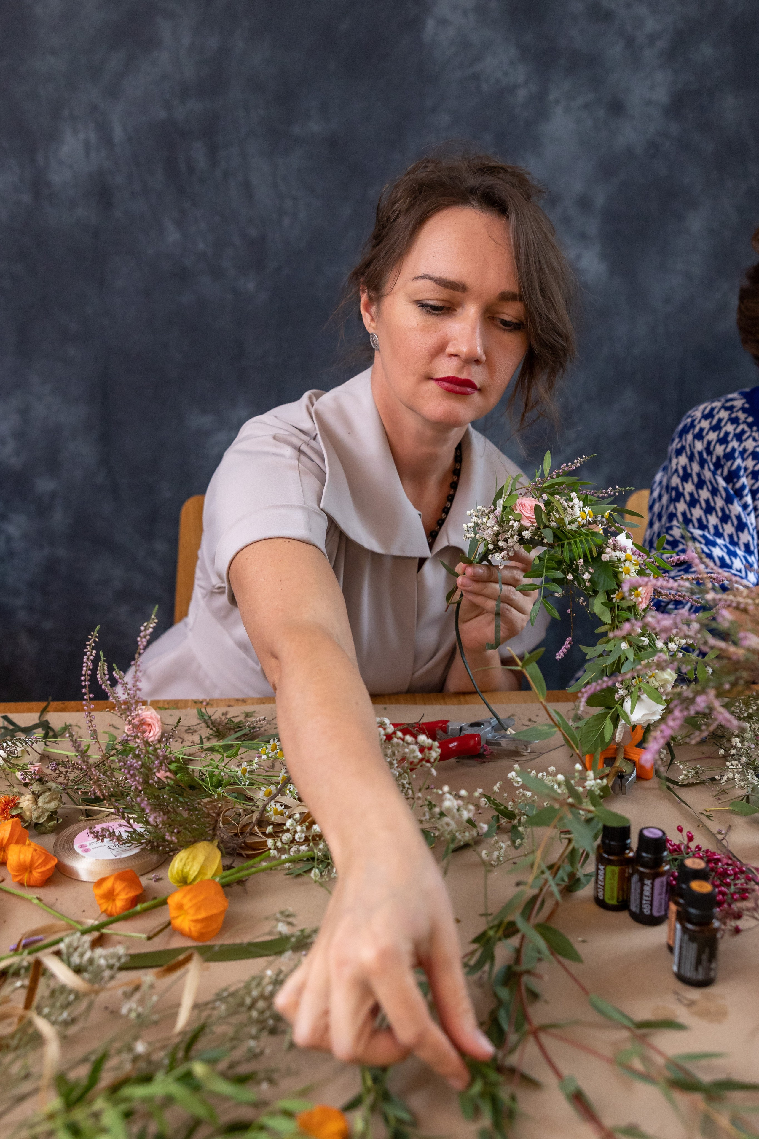 Мастер-класс по созданию венка на голову. Ароматестирование по методу Аромакод и Нейростатус в Санкт-Петербурге