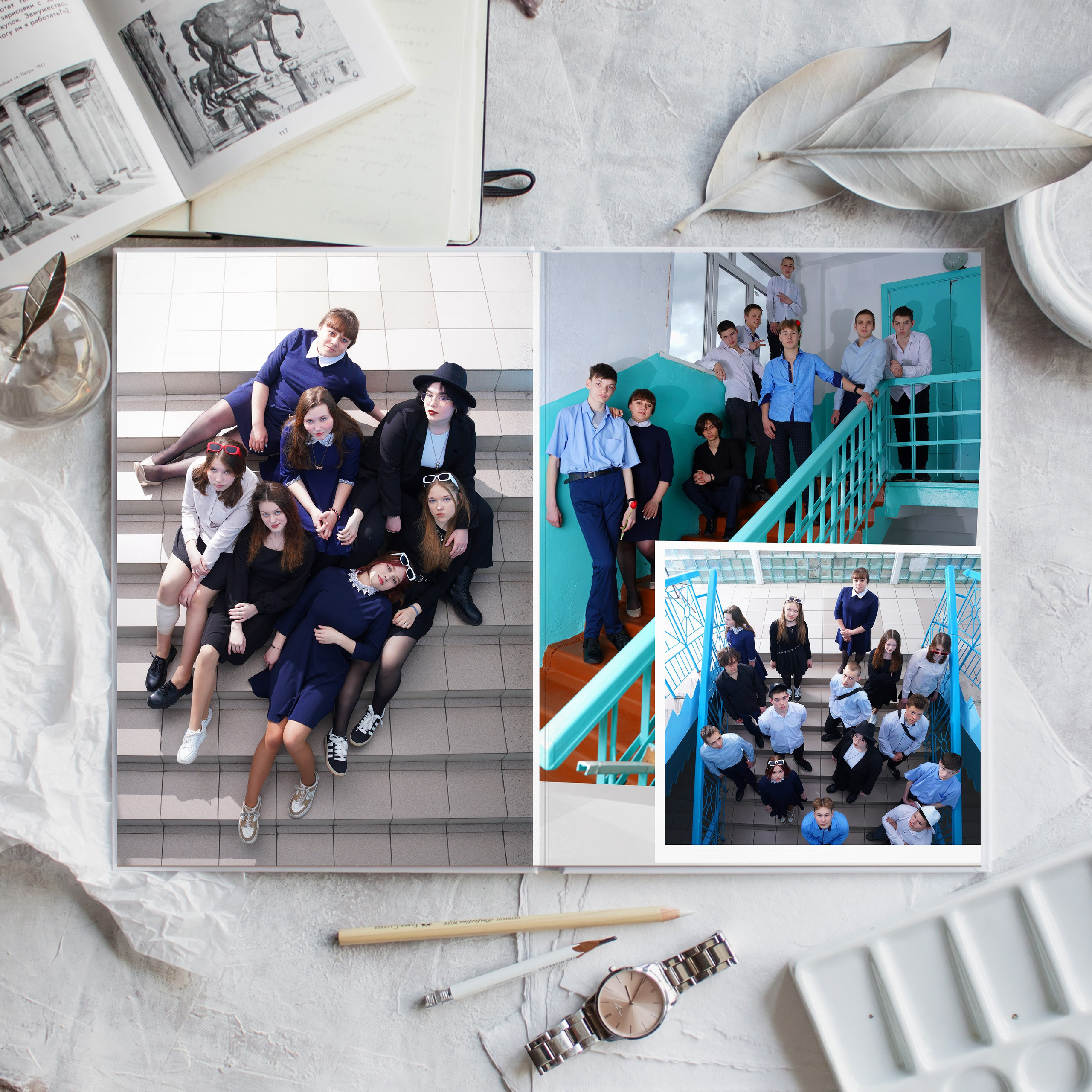 Альбом«ВЫПУСК-2»3000р. Фотомастерская Алые Паруса