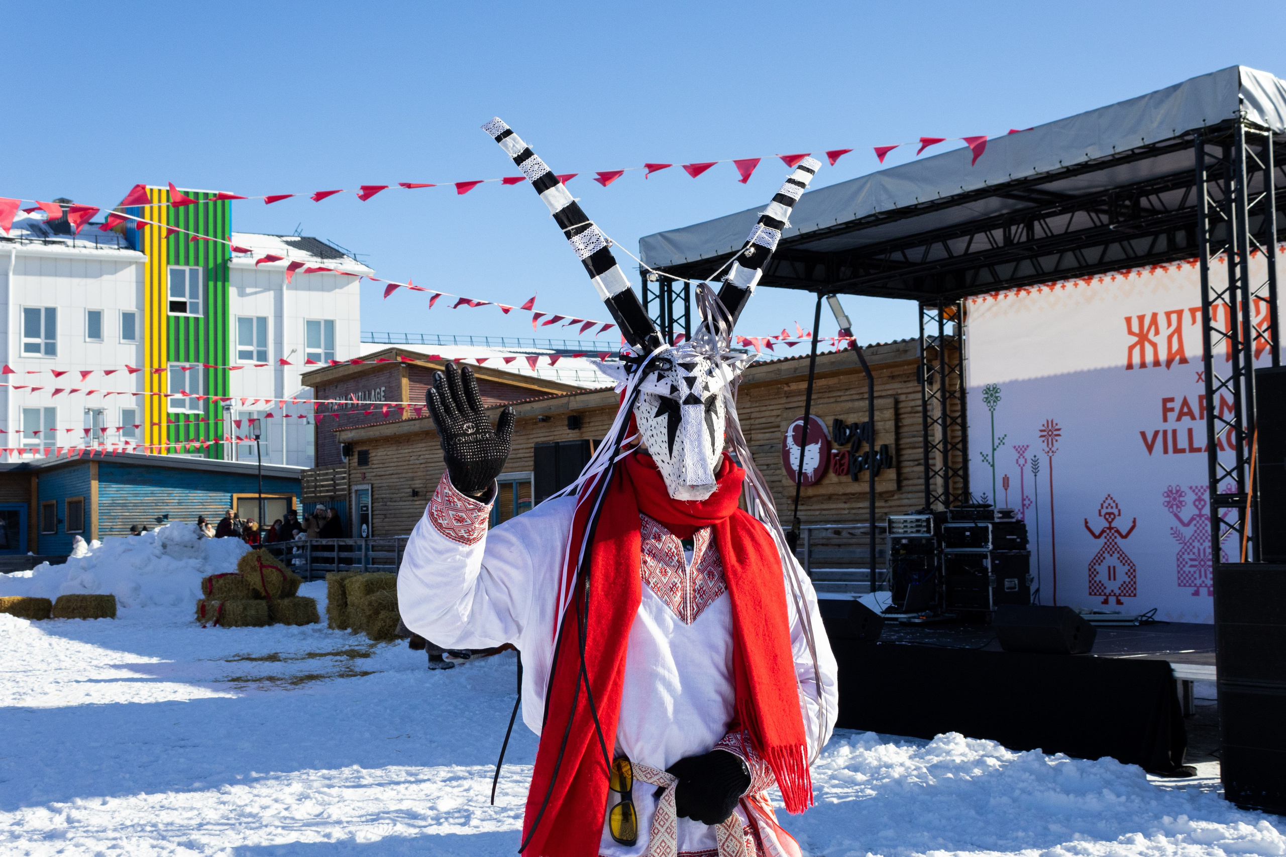 Масленица от «Жатвы» в Чертовицах, Воронеж. Фотограф Наталья Мершина