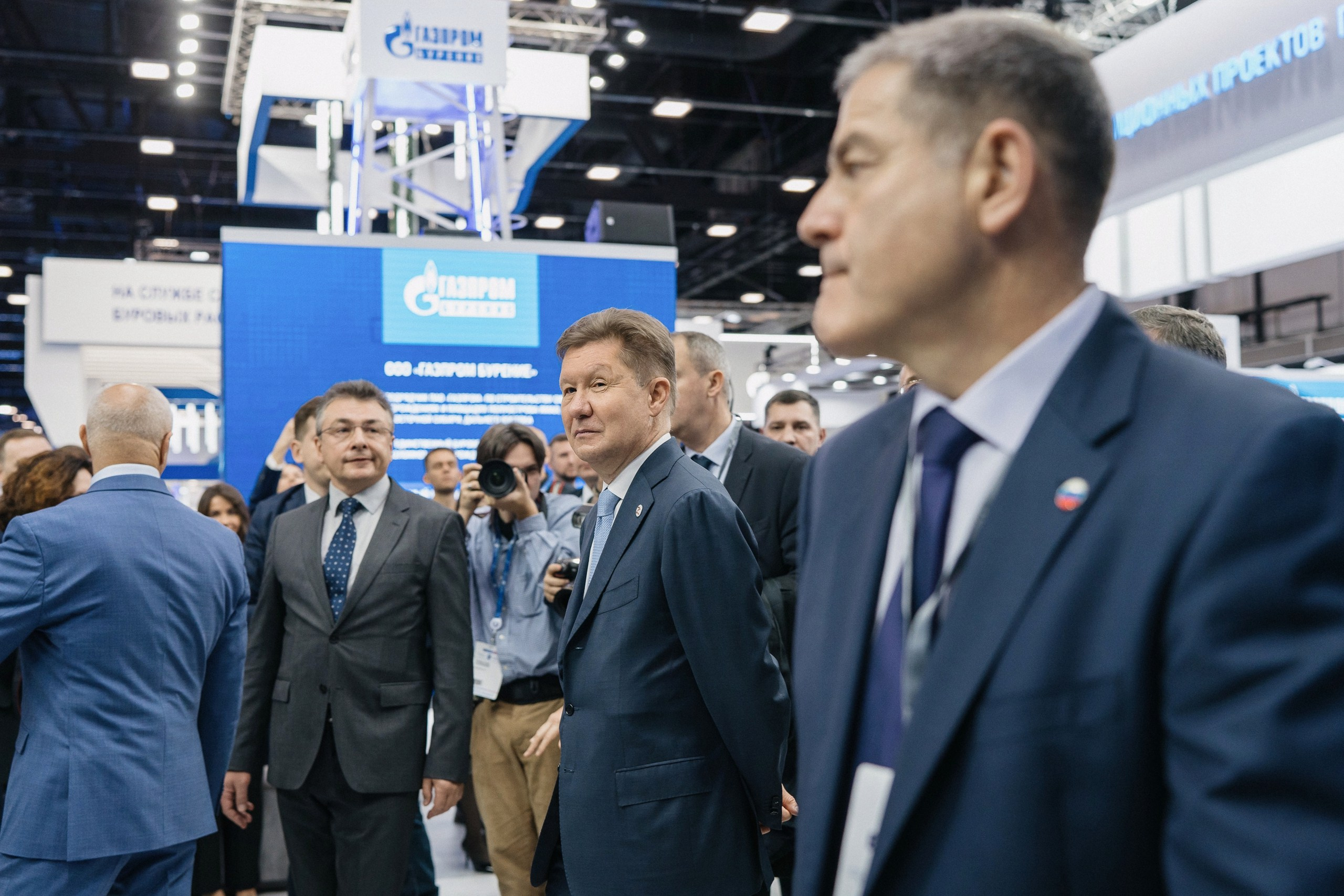 Alexey Miller (Gazprom) at the St. Petersburg International Gas Forum. Svyatoslav Bunkov | photographer