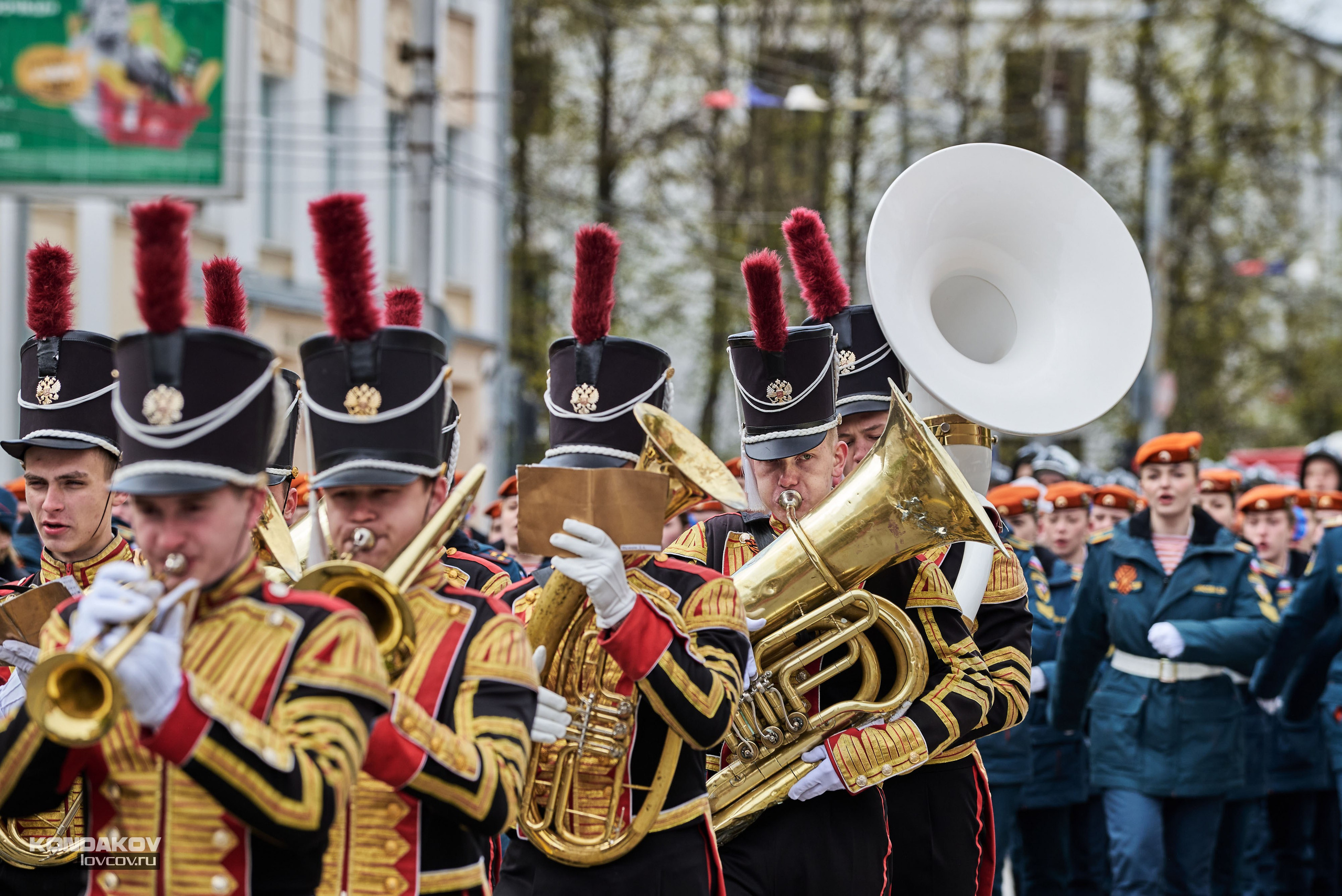 Парад в честь празднования День Победы 9 мая 2024 года в городе Иваново
